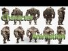 3D Character Heavy Warrior Rhino Low-poly 3D model_2