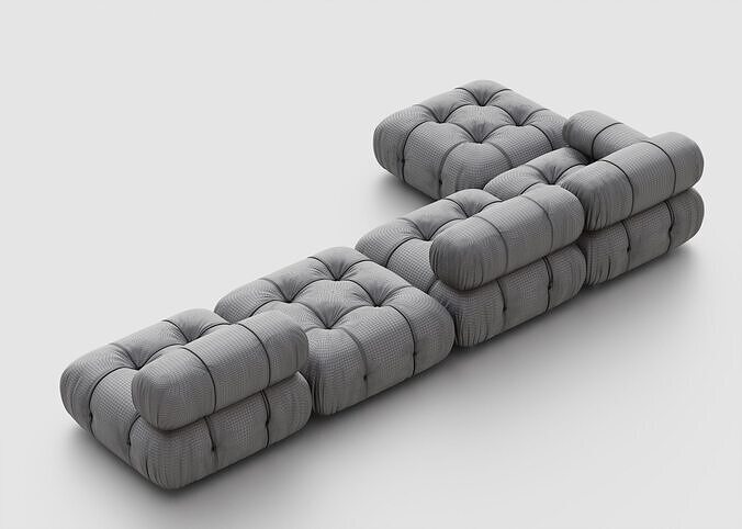 Camaleonda Sofa 3D model 7