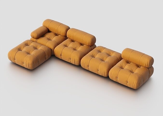 Camaleonda Sofa 3D model 2