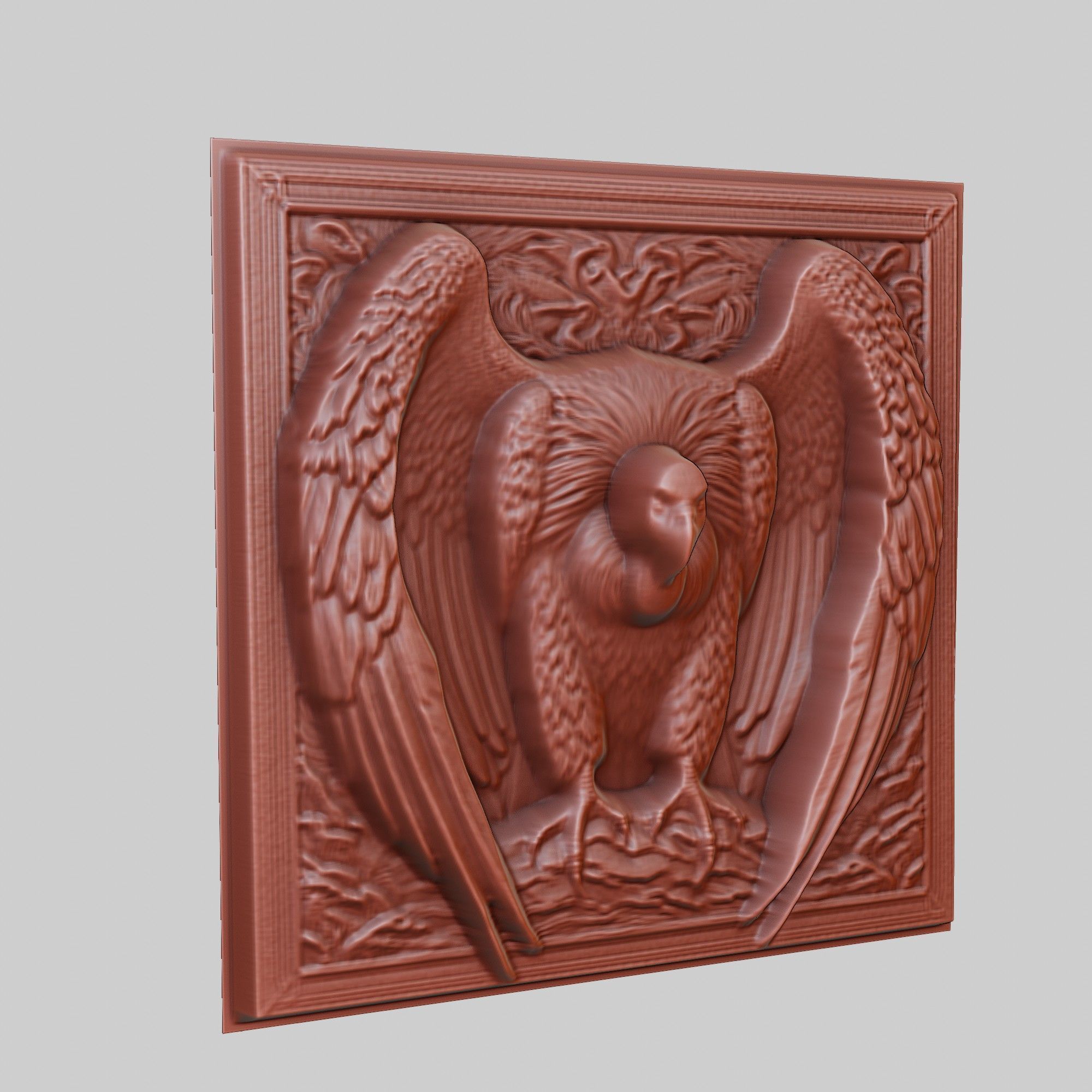 Vulture Animal 3D print model_3