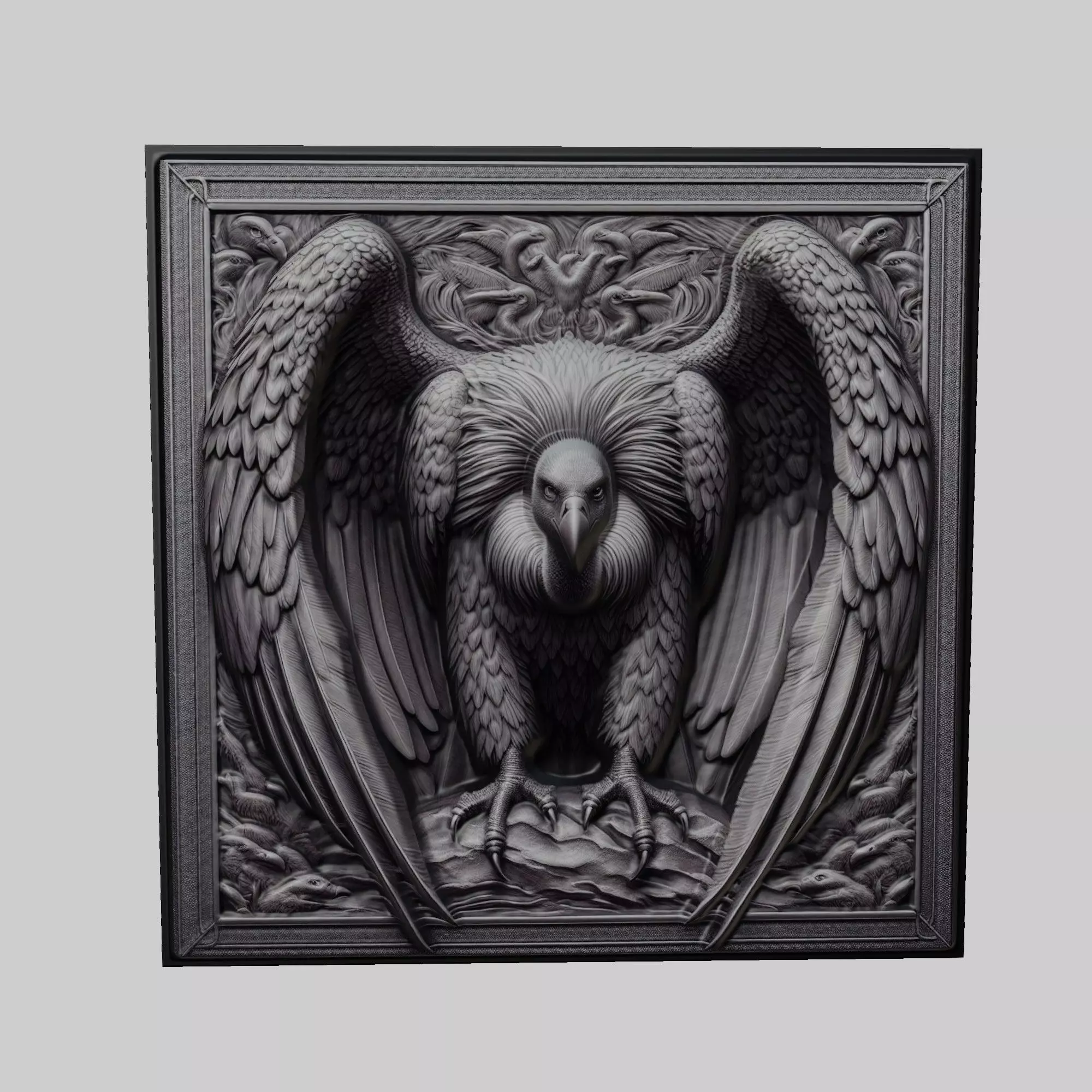 Vulture Animal 3D print model_0