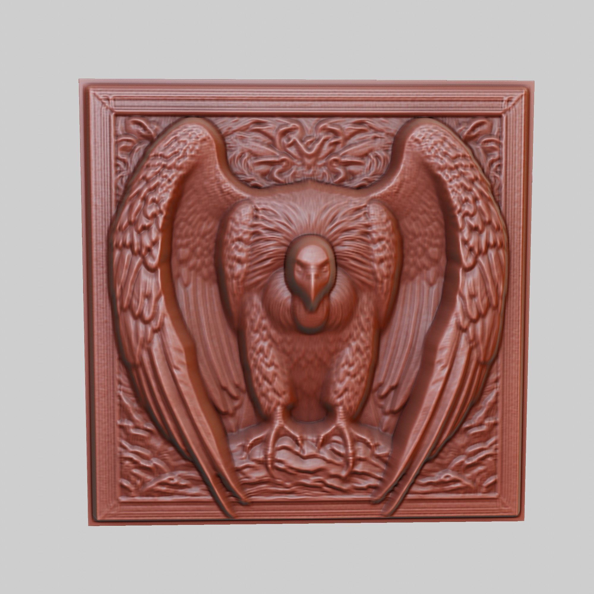 Vulture Animal 3D print model_2