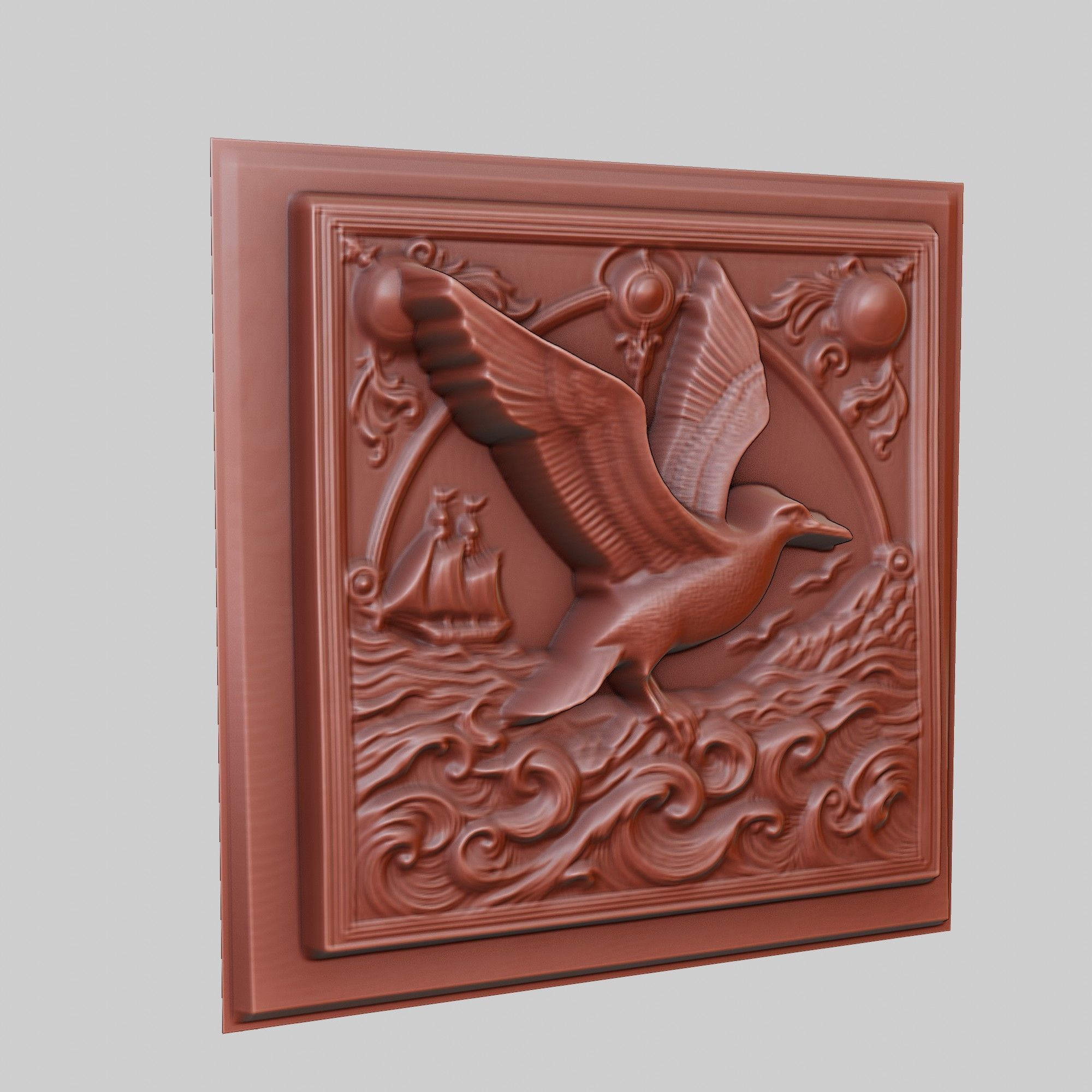 Albatross Animal 3D print model_2