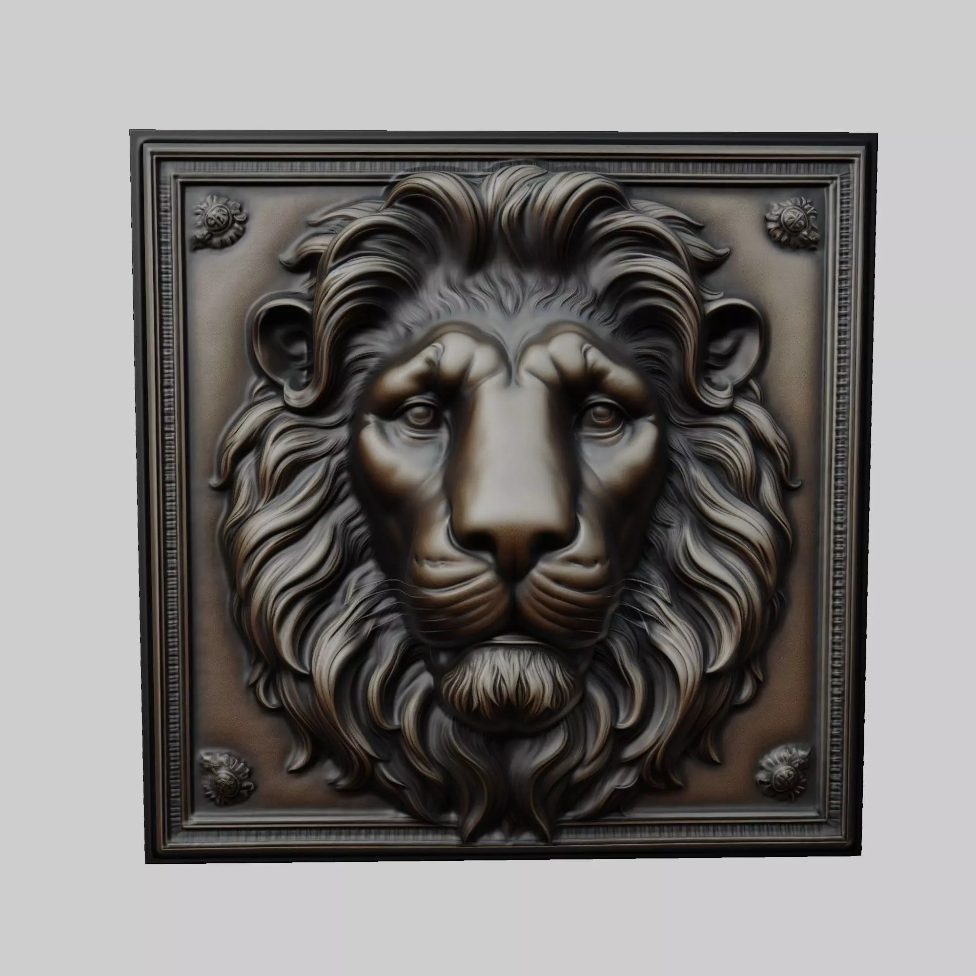 Lion Animal 3D print model_0