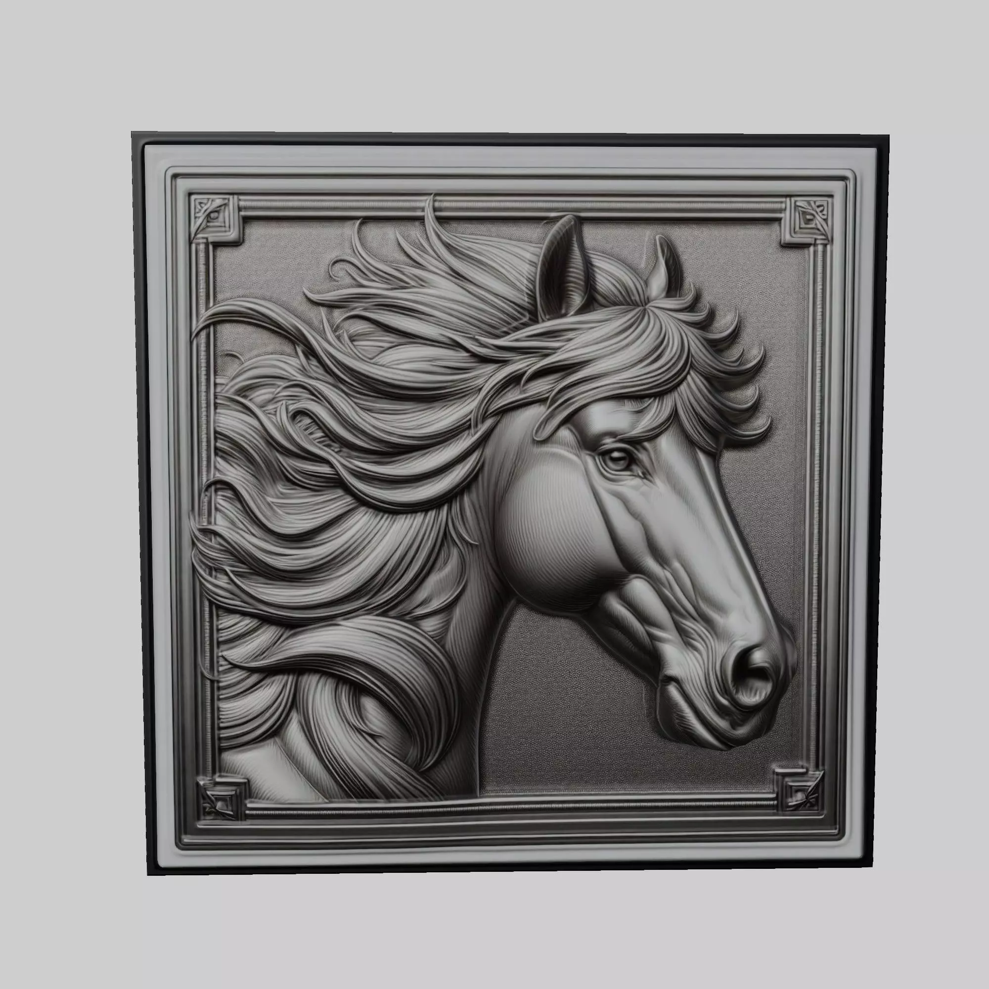 Horse Animal 3D print model_0