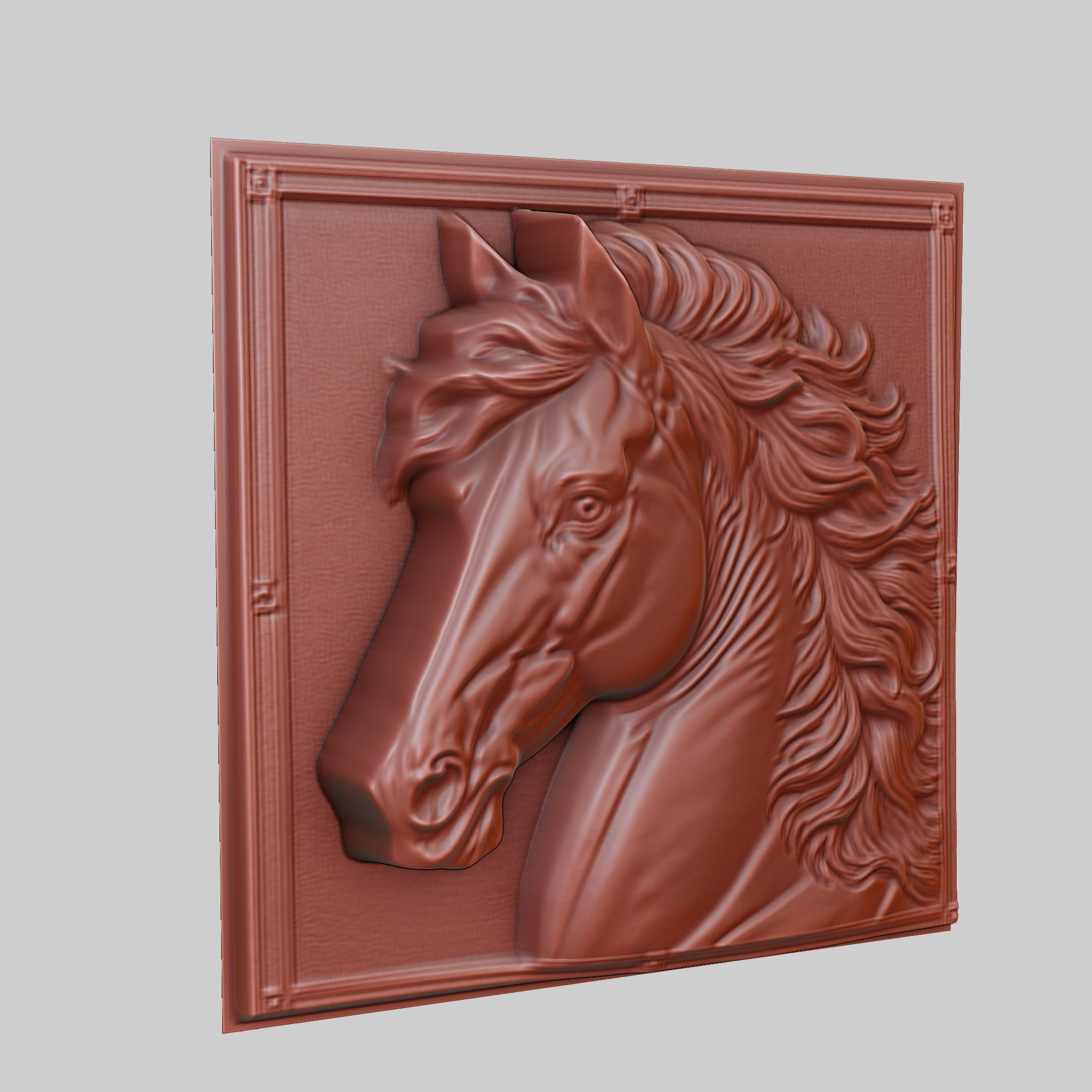 Horse Animal 3D print model_3