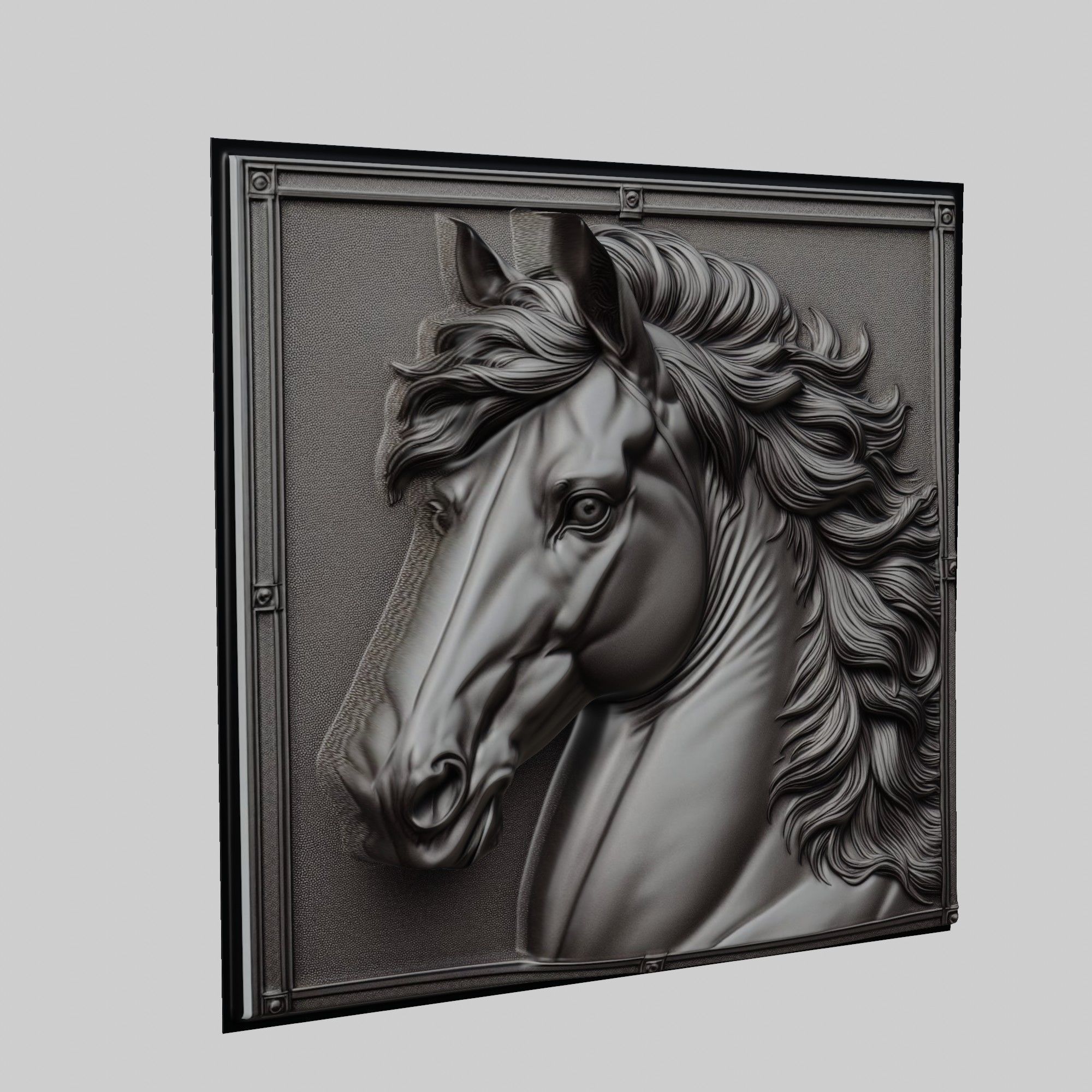 Horse Animal 3D print model_1
