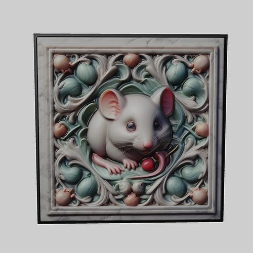 Rat Animal 3D print model