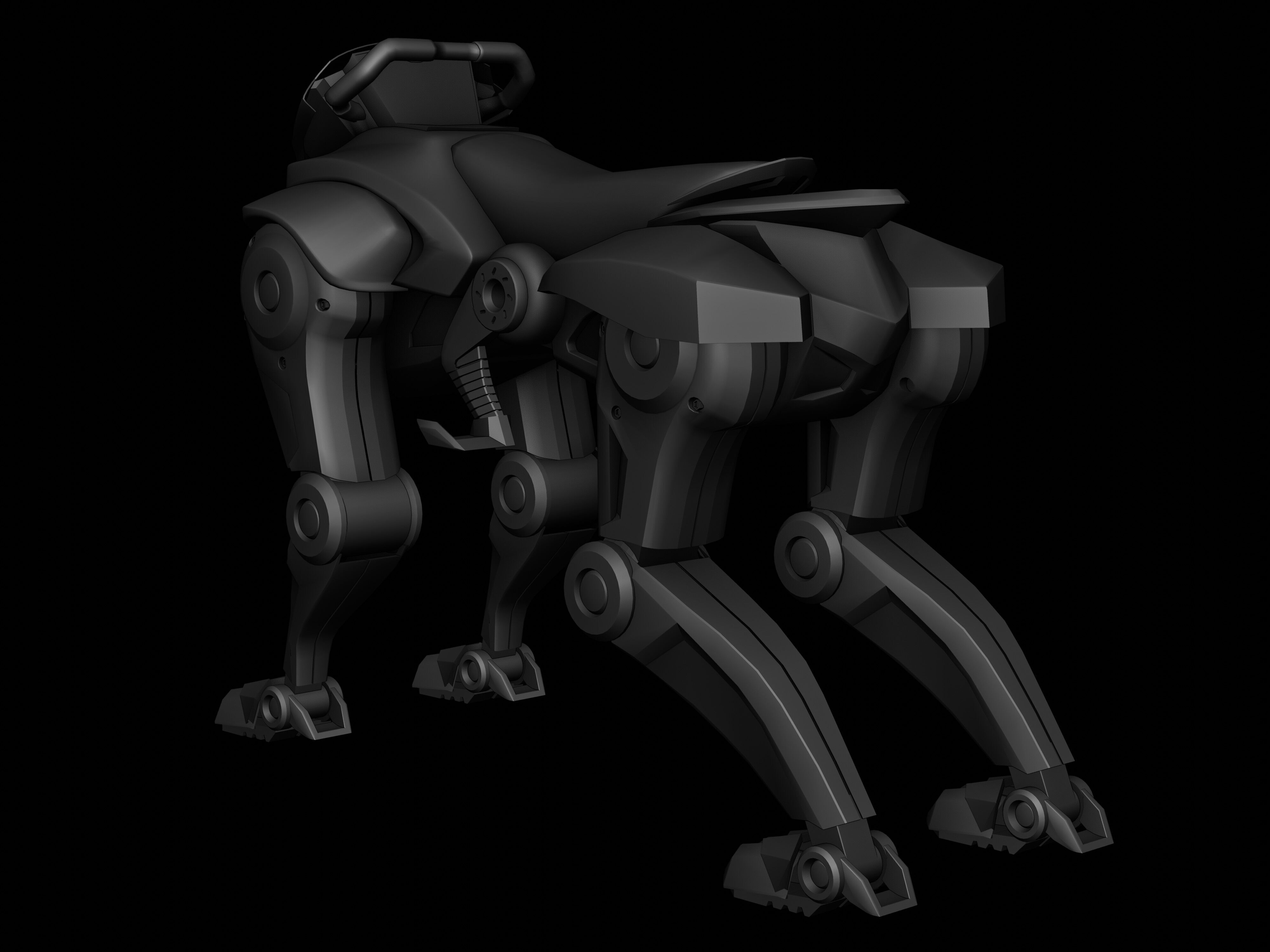 Kawasaki Corleo Robot Low-poly 3D model_10