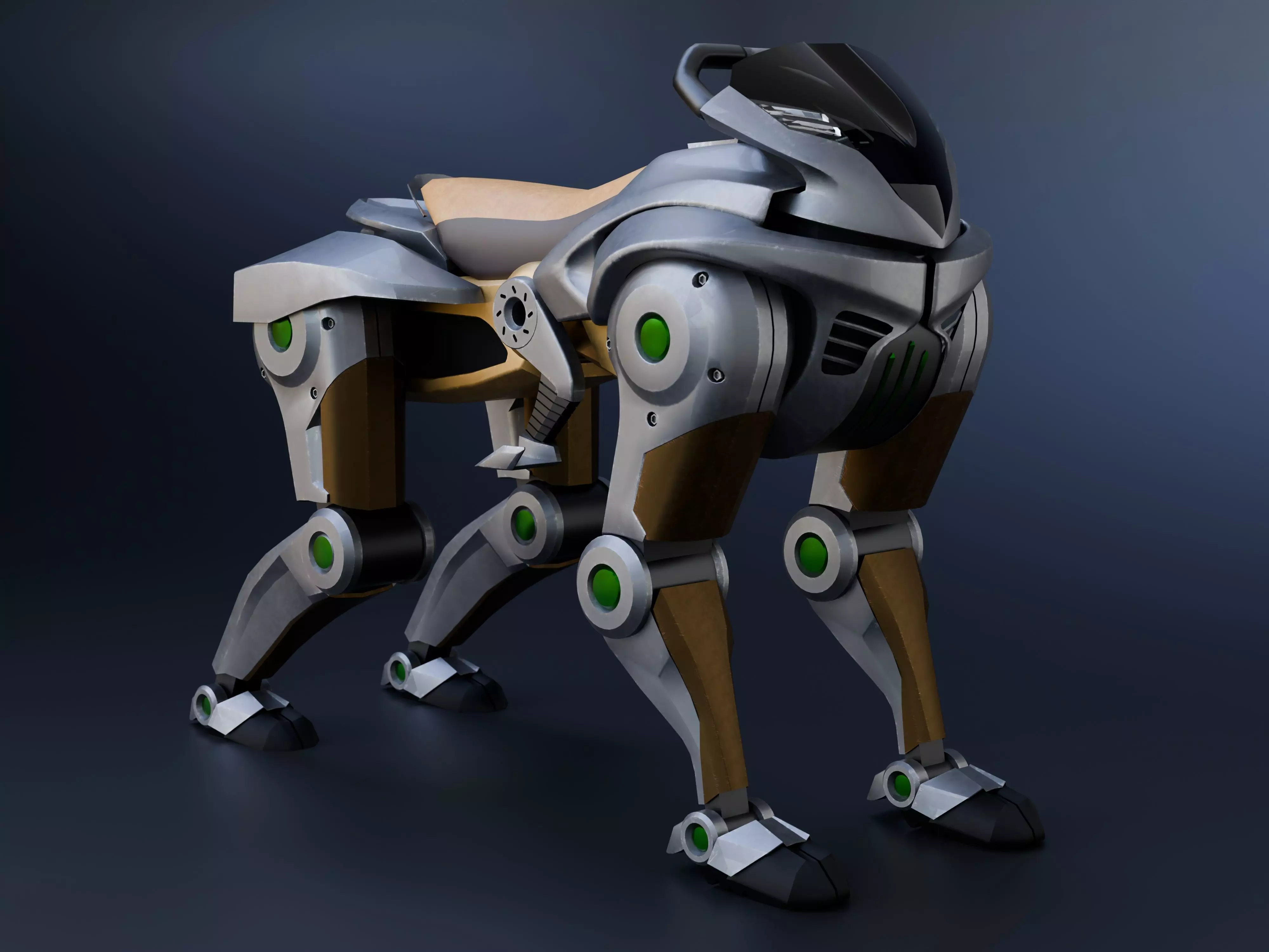 Kawasaki Corleo Robot Low-poly 3D model_0