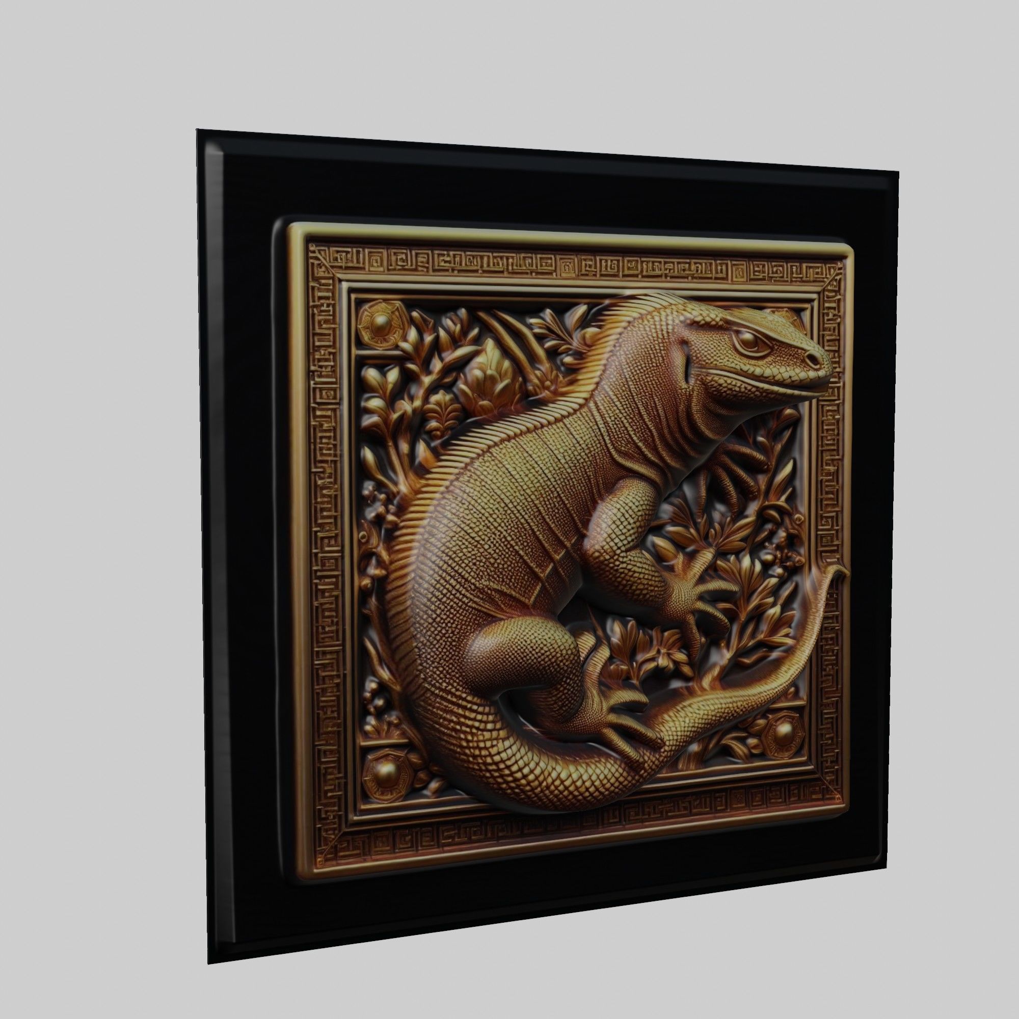 Komodo Dragon Animal 3D print model_1