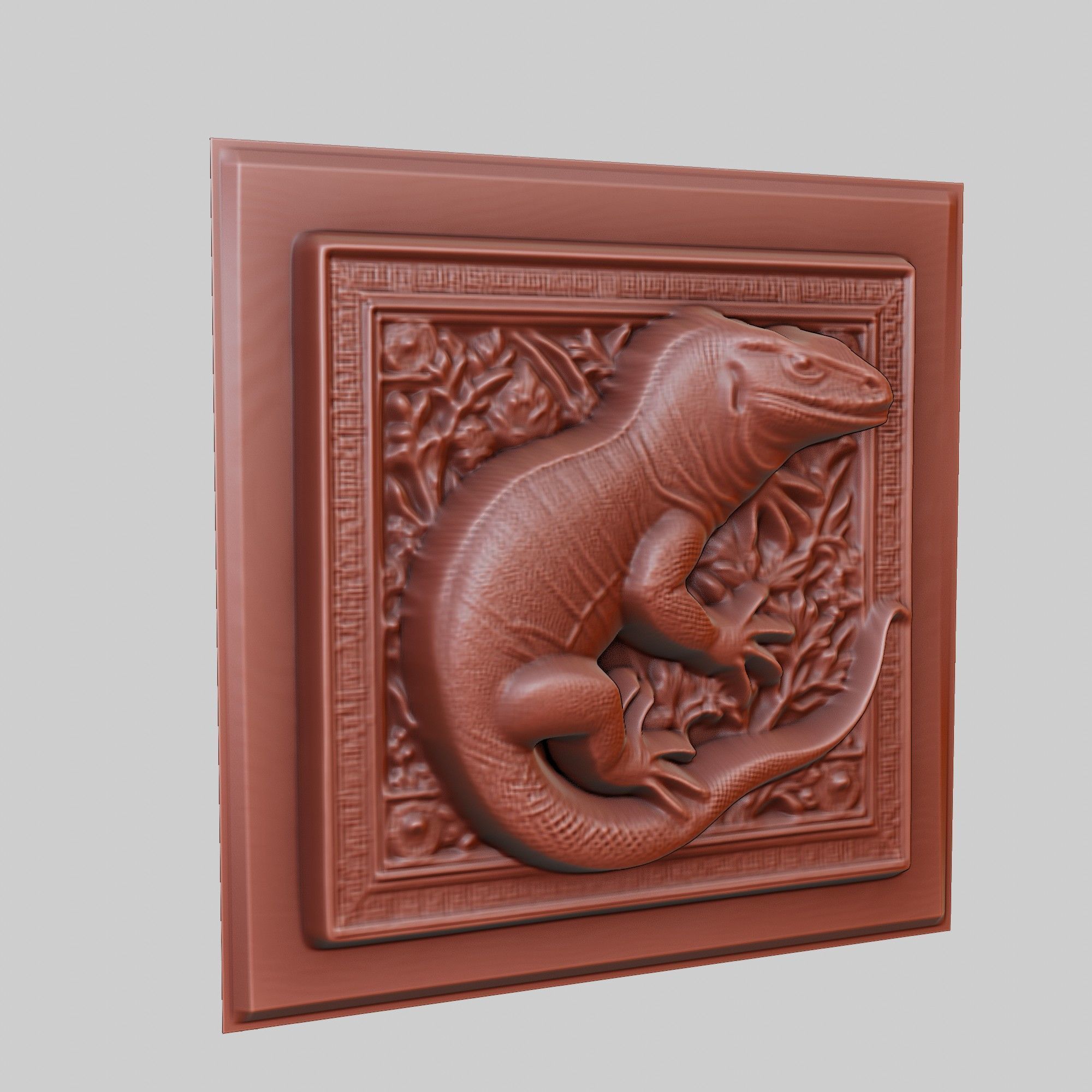 Komodo Dragon Animal 3D print model_3