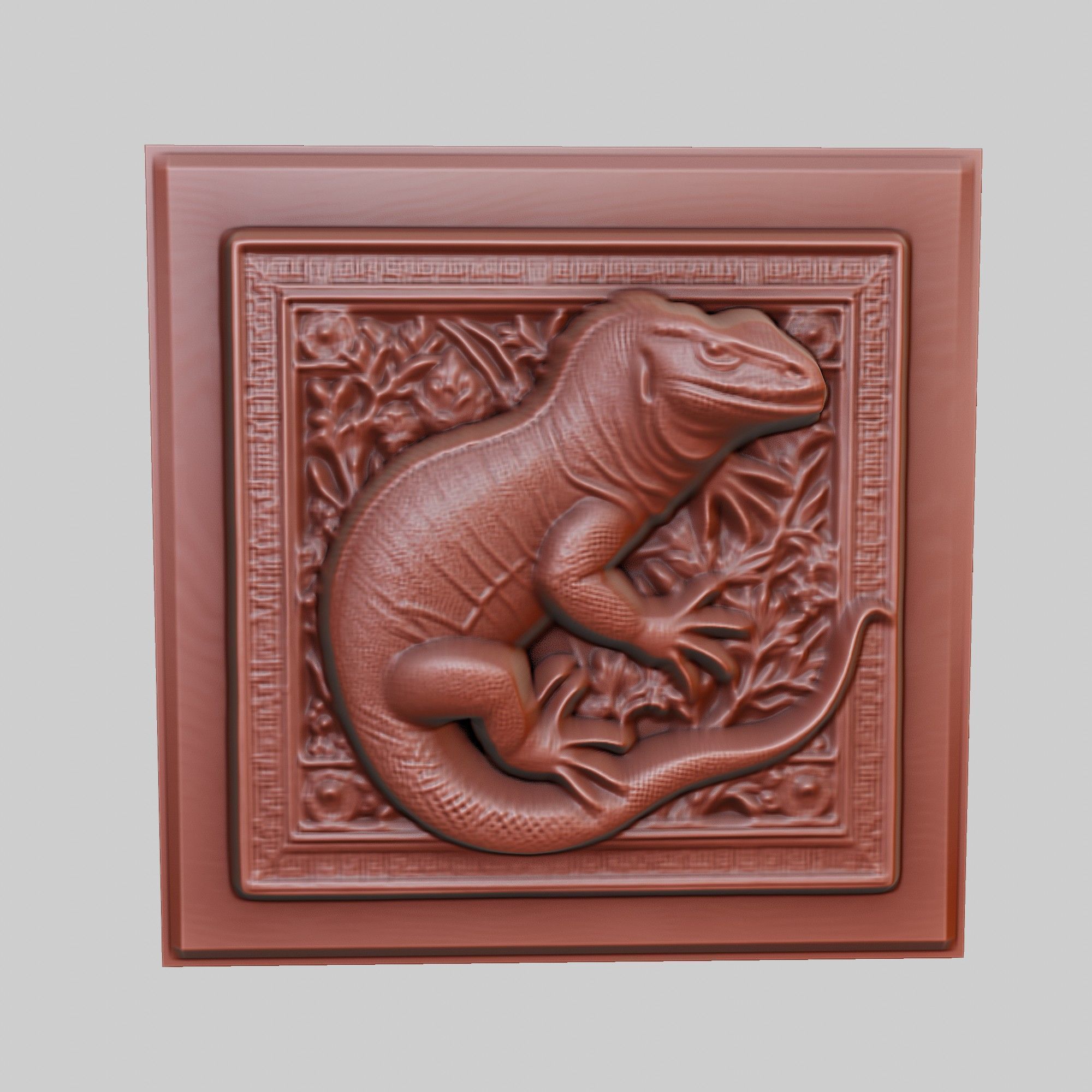 Komodo Dragon Animal 3D print model_2