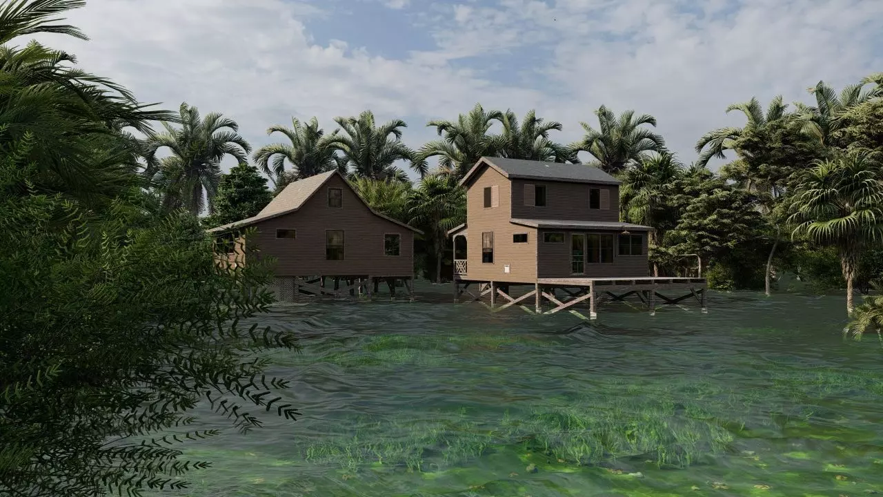 Desert Shack-old house-Old Abandoned House 3D model