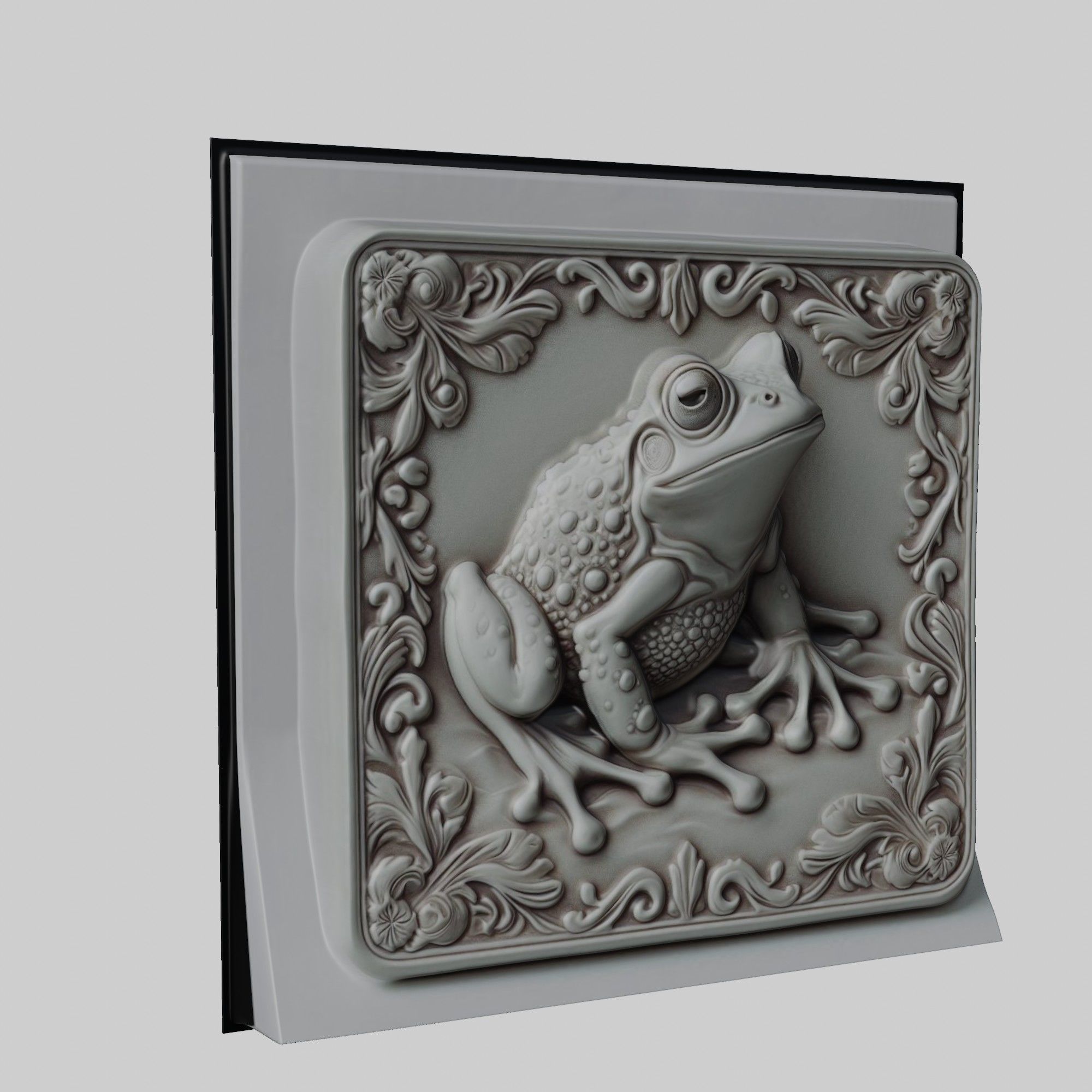 Frog Animal 3D print model_1