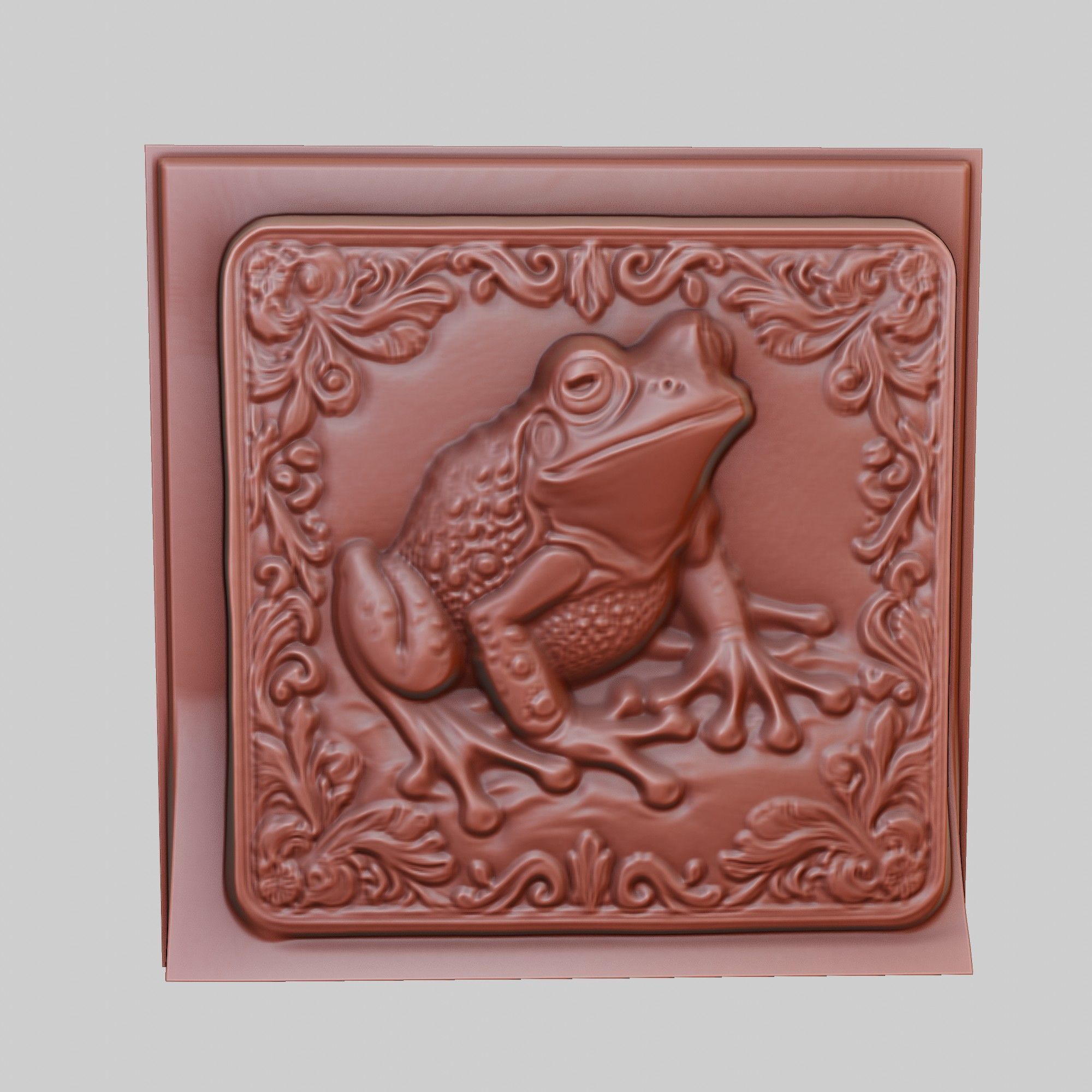 Frog Animal 3D print model_2