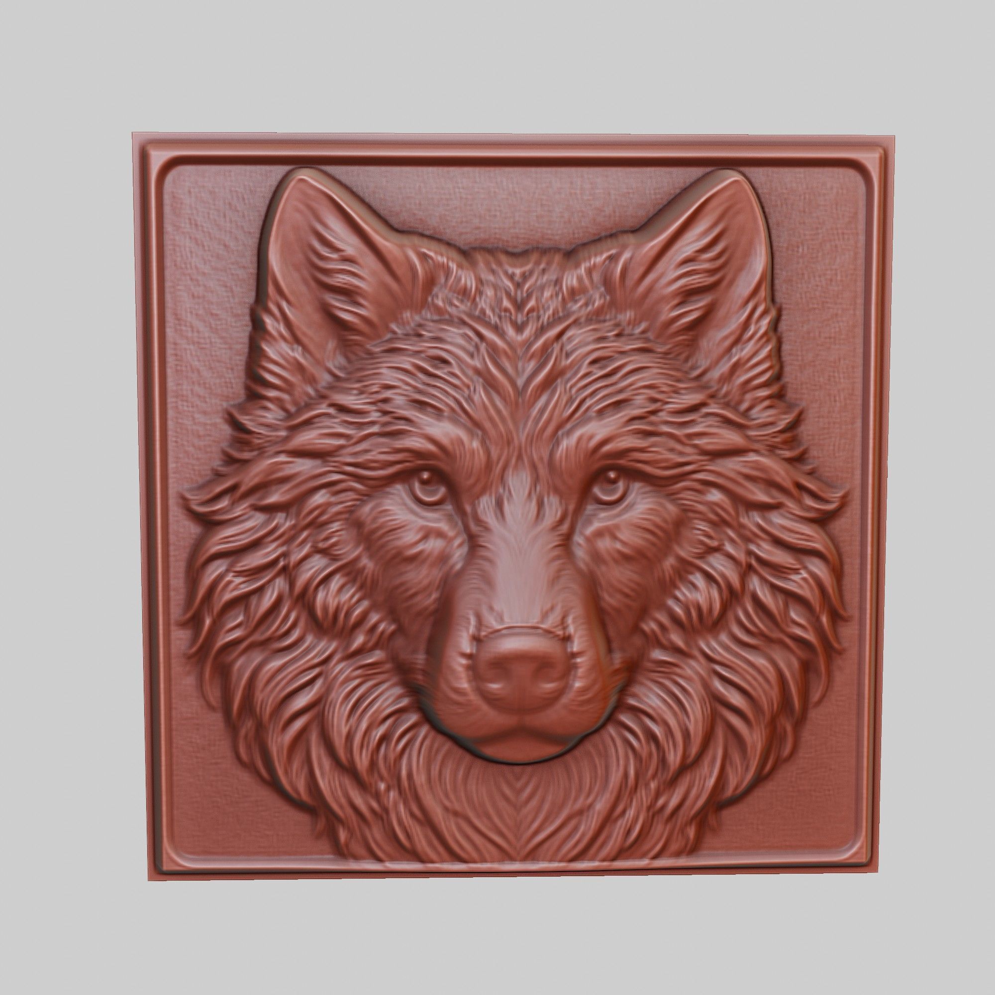 Wolf Animal 3D print model_2