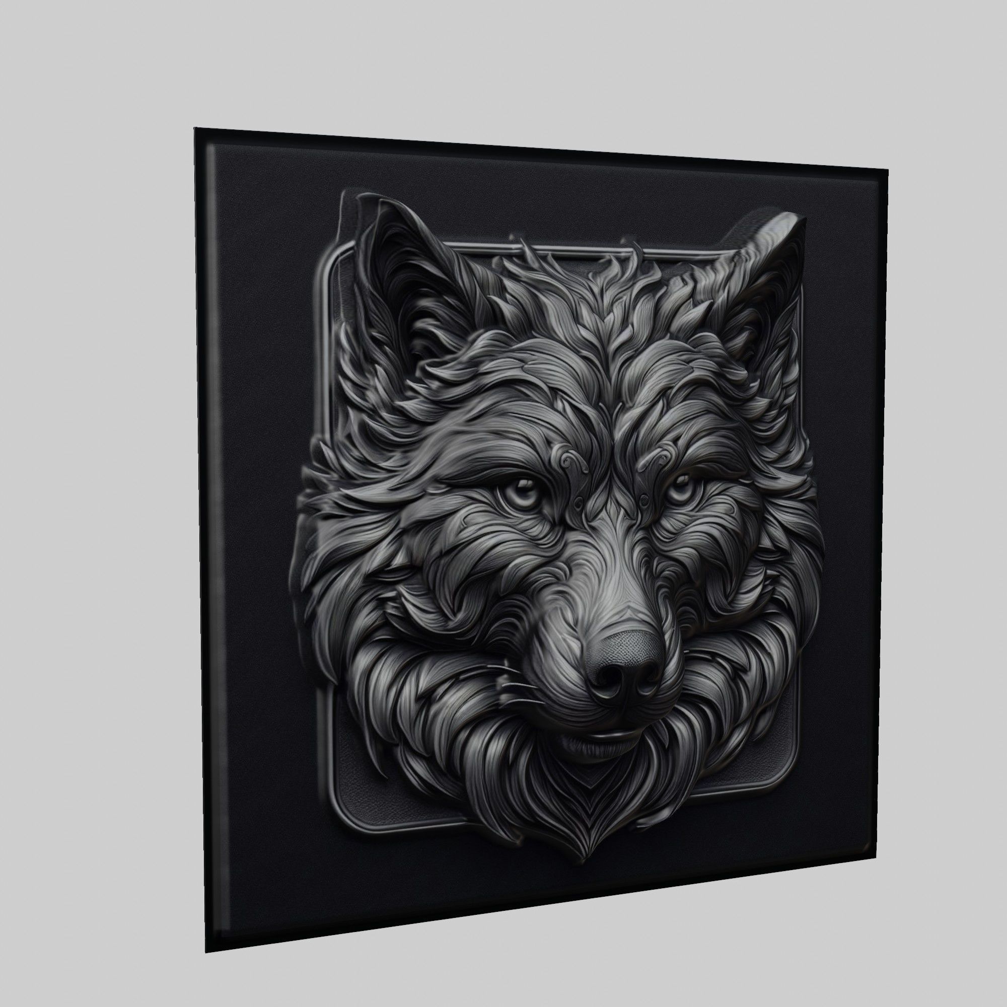 Wolf Animal 3D print model_1
