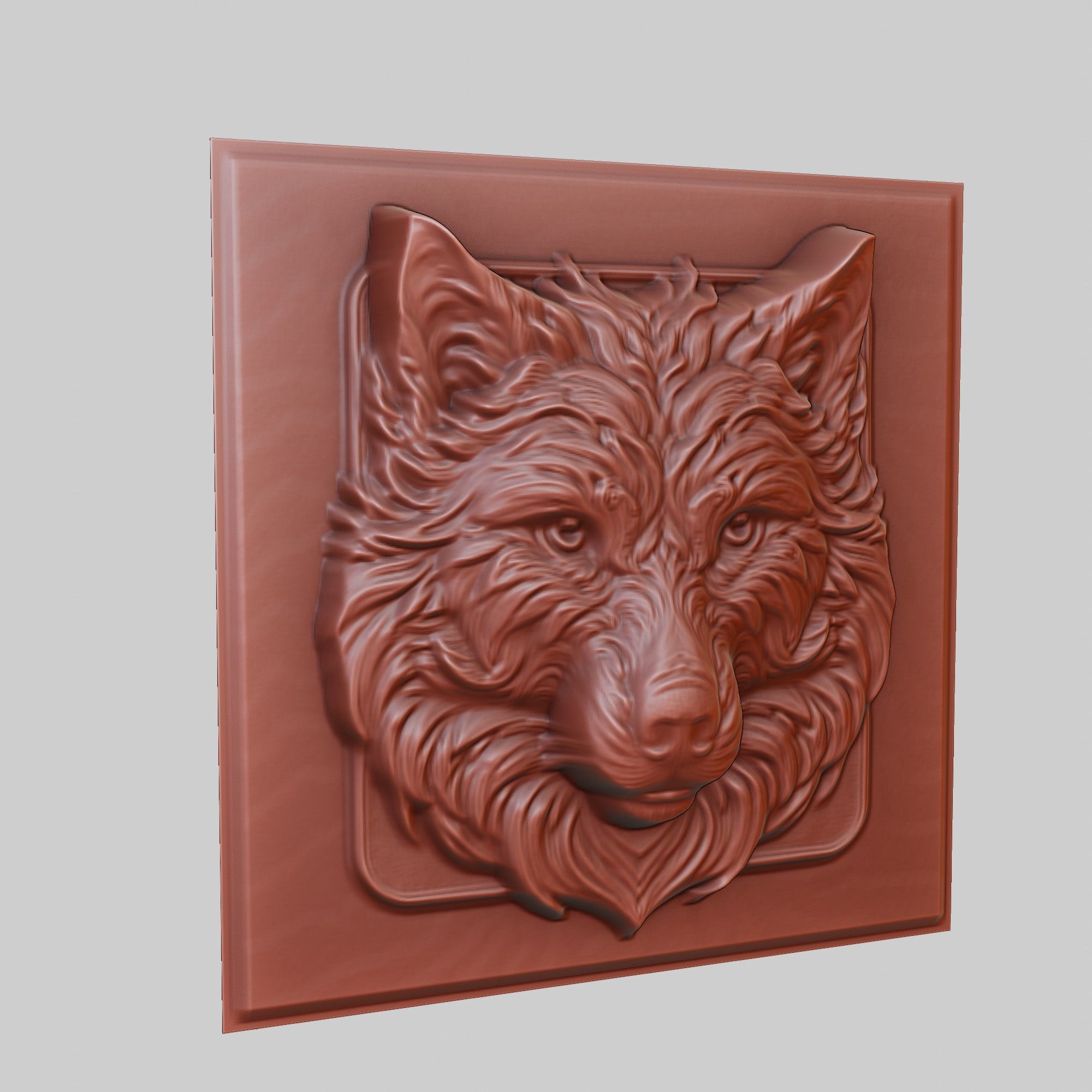 Wolf Animal 3D print model_3
