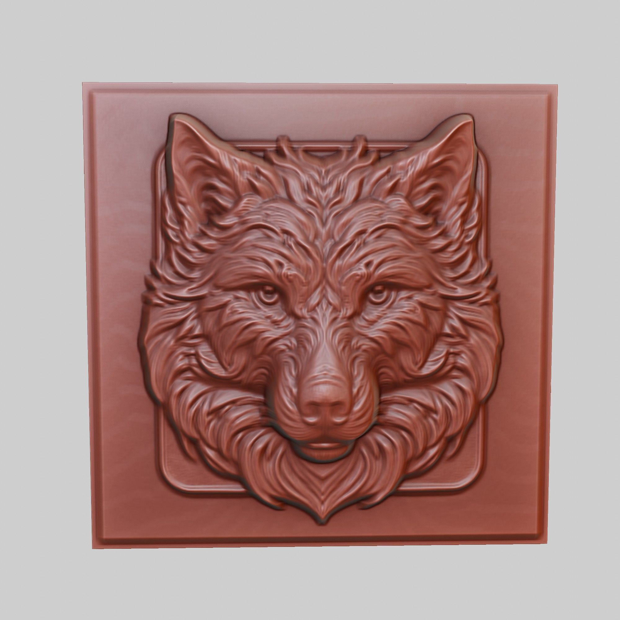 Wolf Animal 3D print model_2