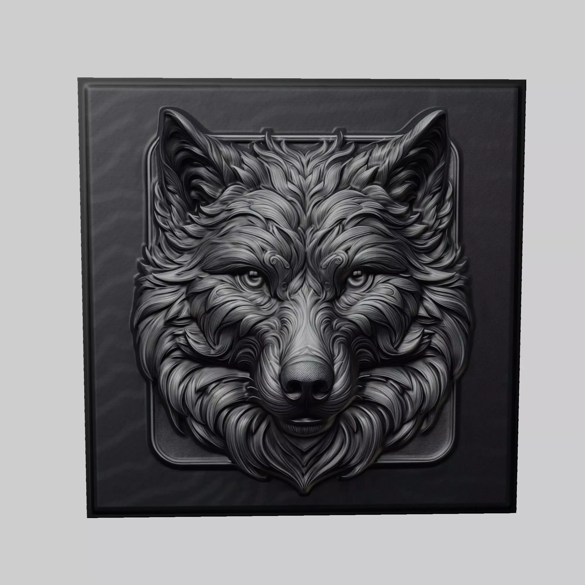 Wolf Animal 3D print model_0