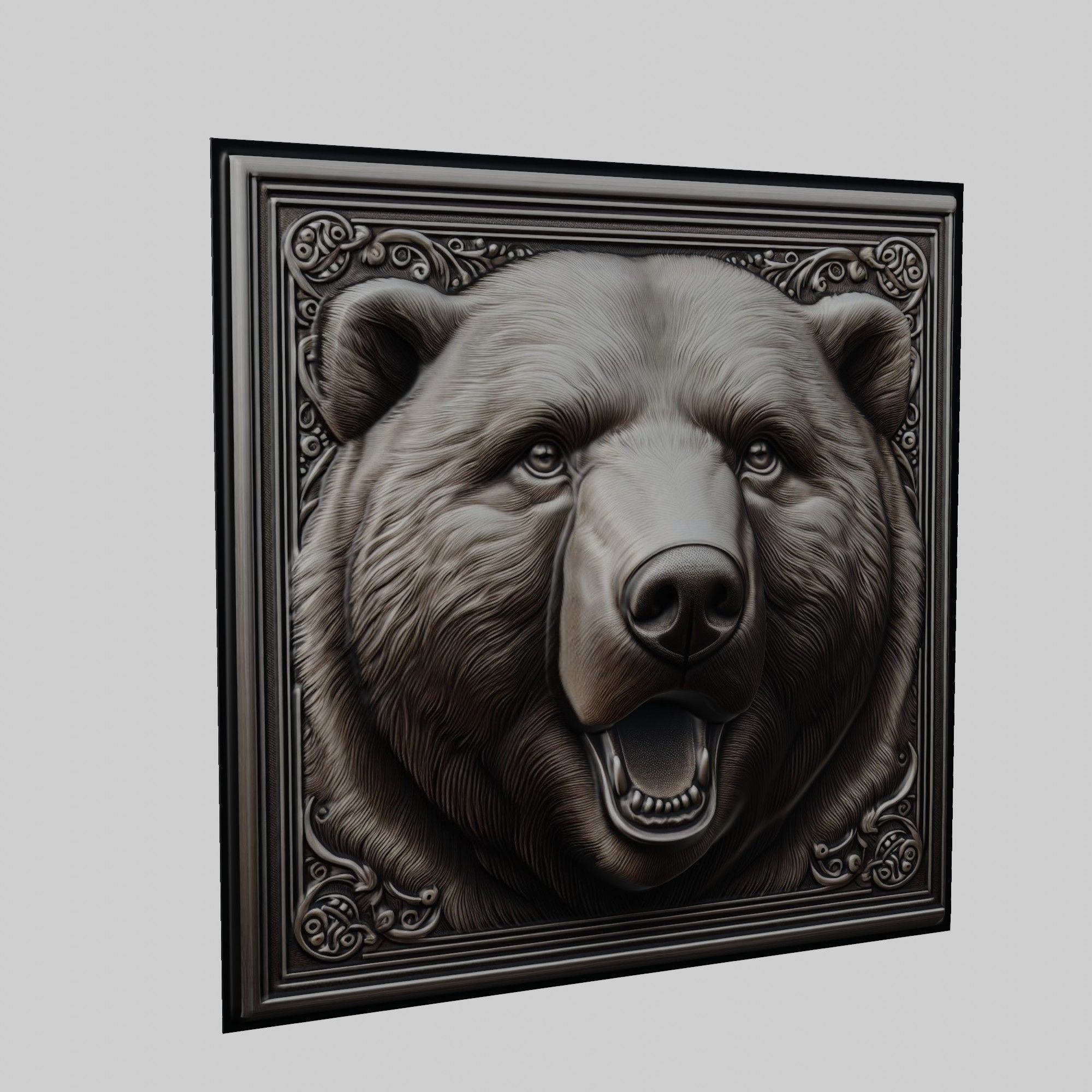 Polar Bear Animal 3D print model_1