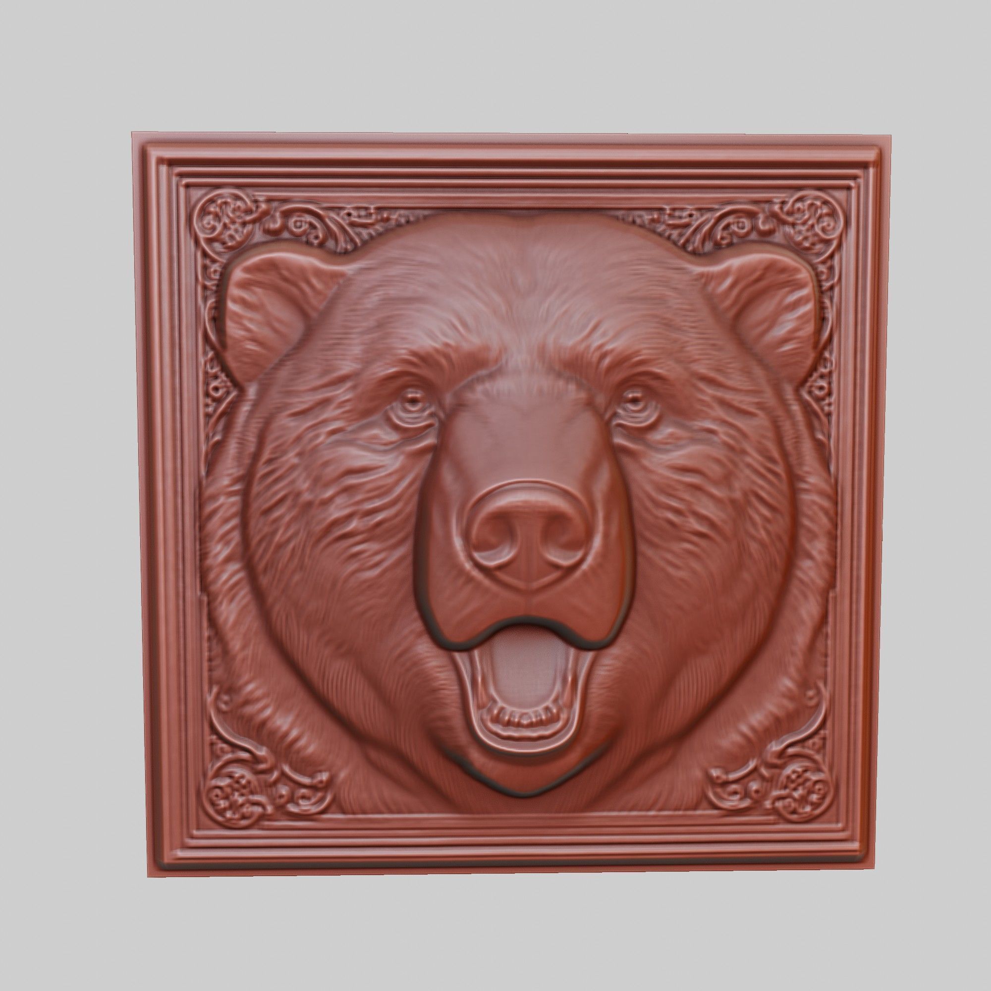 Polar Bear Animal 3D print model_2