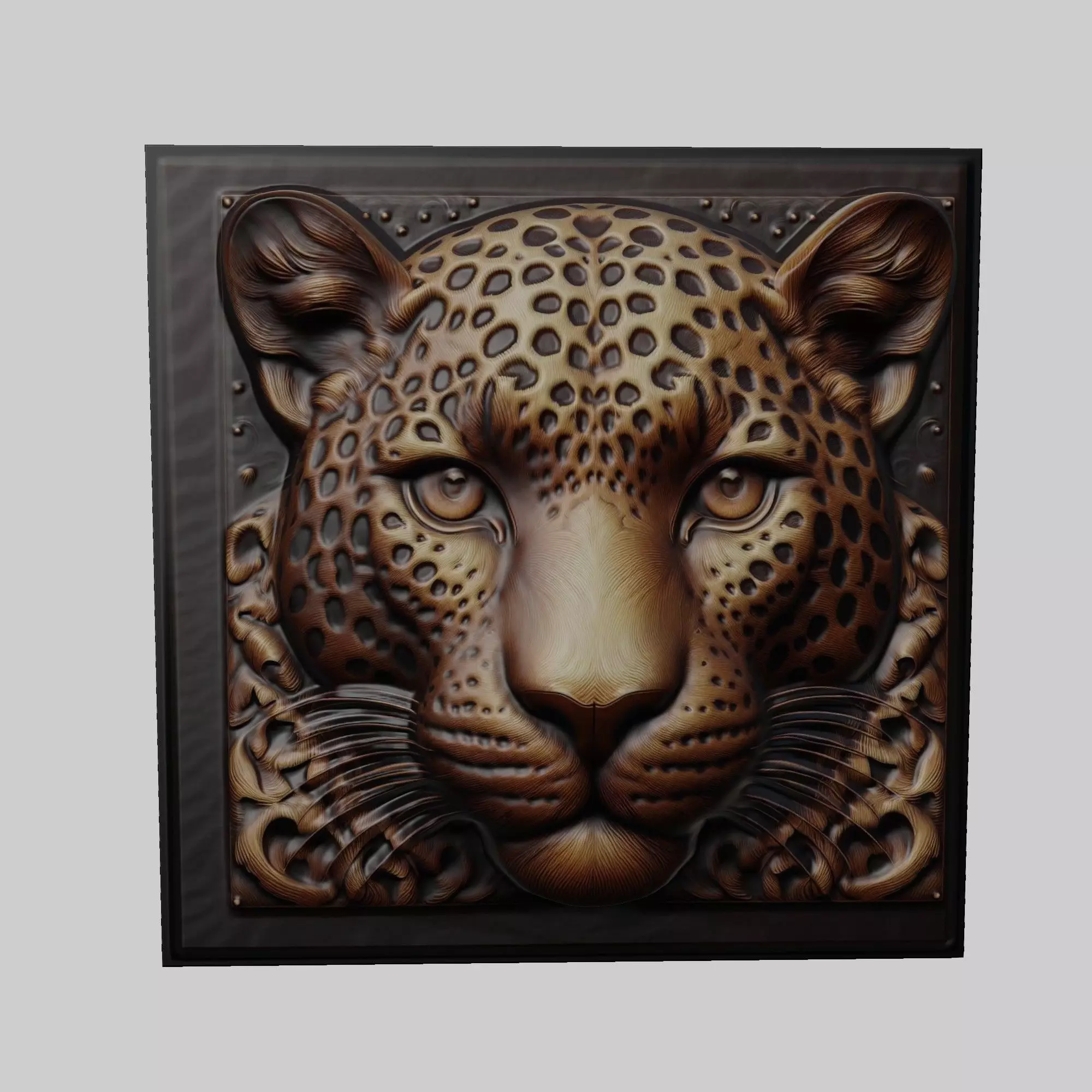 Leopard Animal 3D print model_0