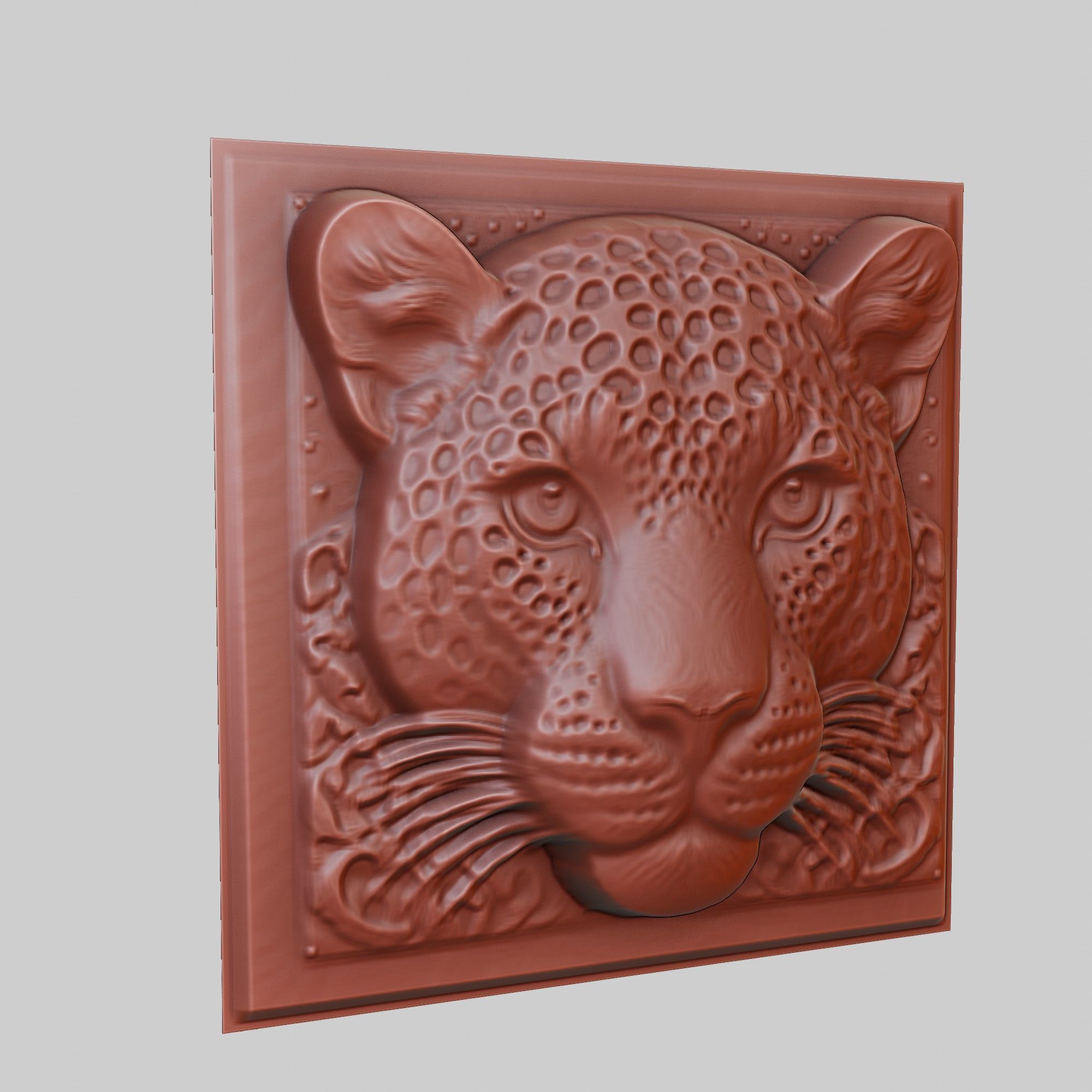 Leopard Animal 3D print model_3