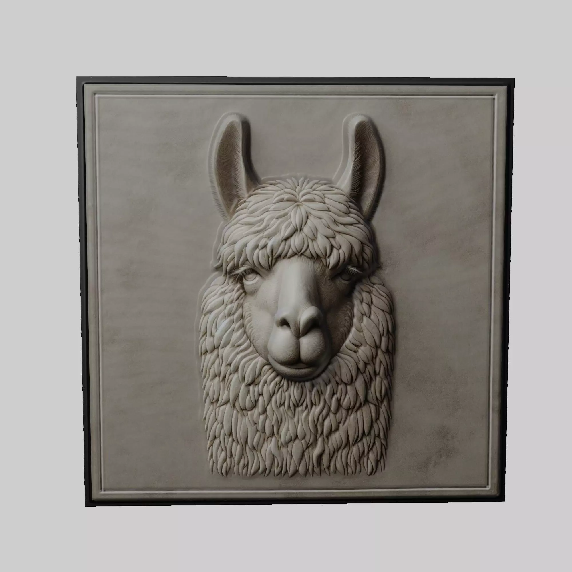 Llama Animal 3D print model_0