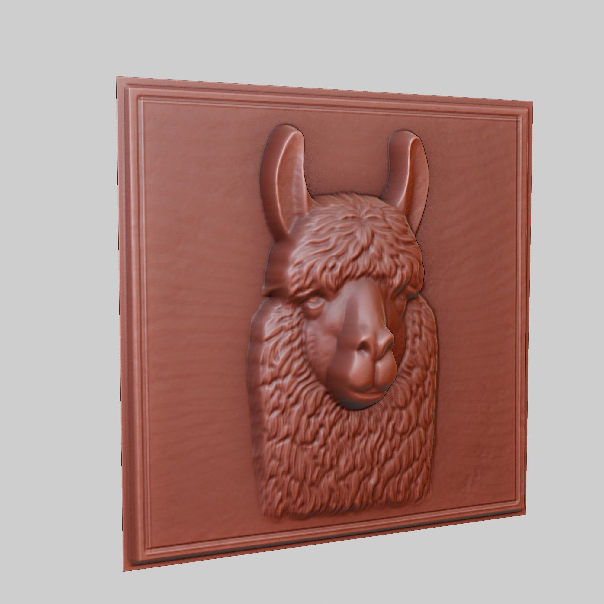 Llama Animal 3D print model_3