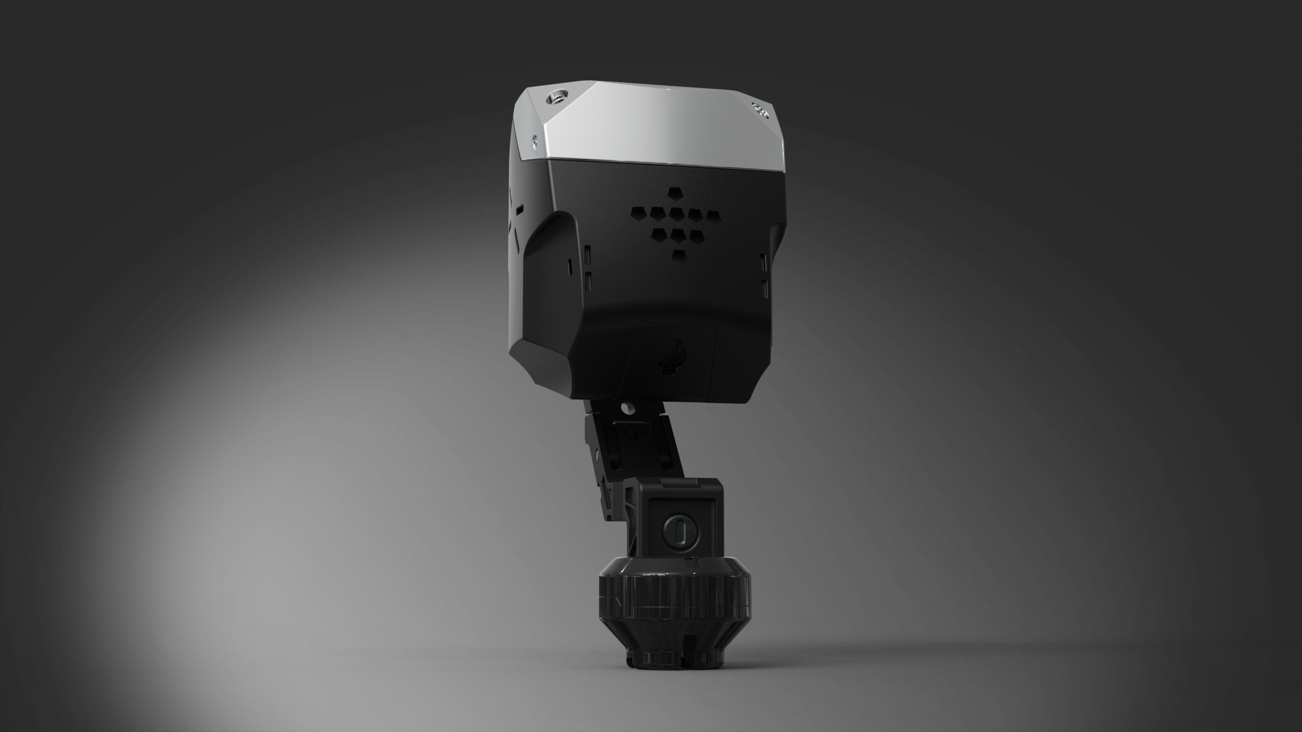 Robot head industry 3D model_5