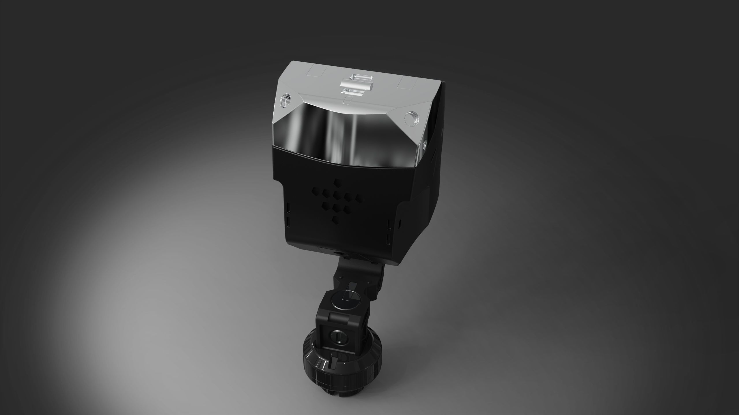 Robot head industry 3D model_6