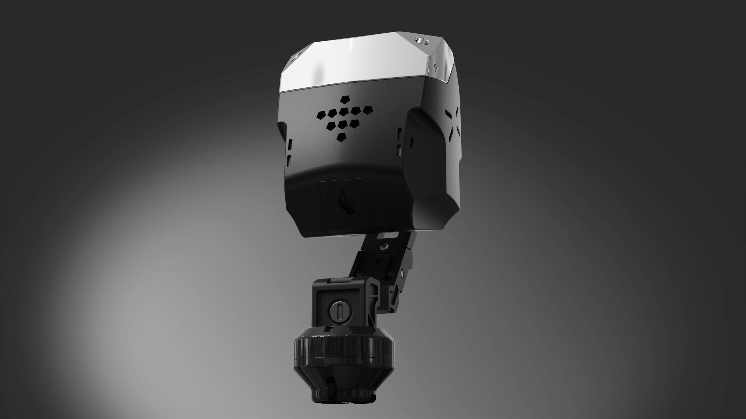 Robot head industry 3D model_4