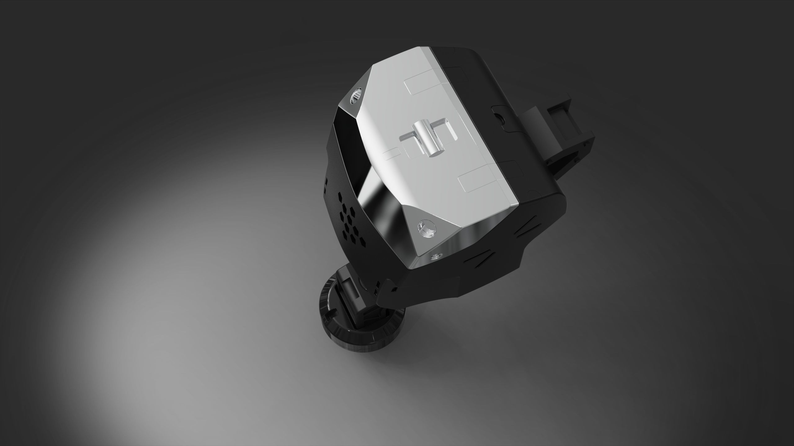 Robot head industry 3D model_1