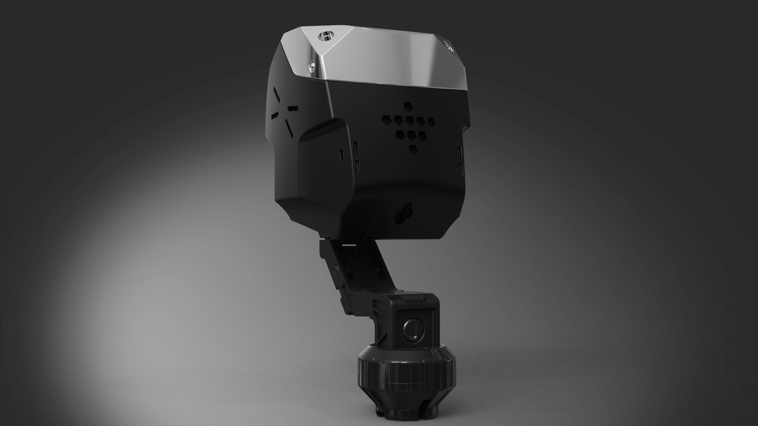 Robot head industry 3D model_8