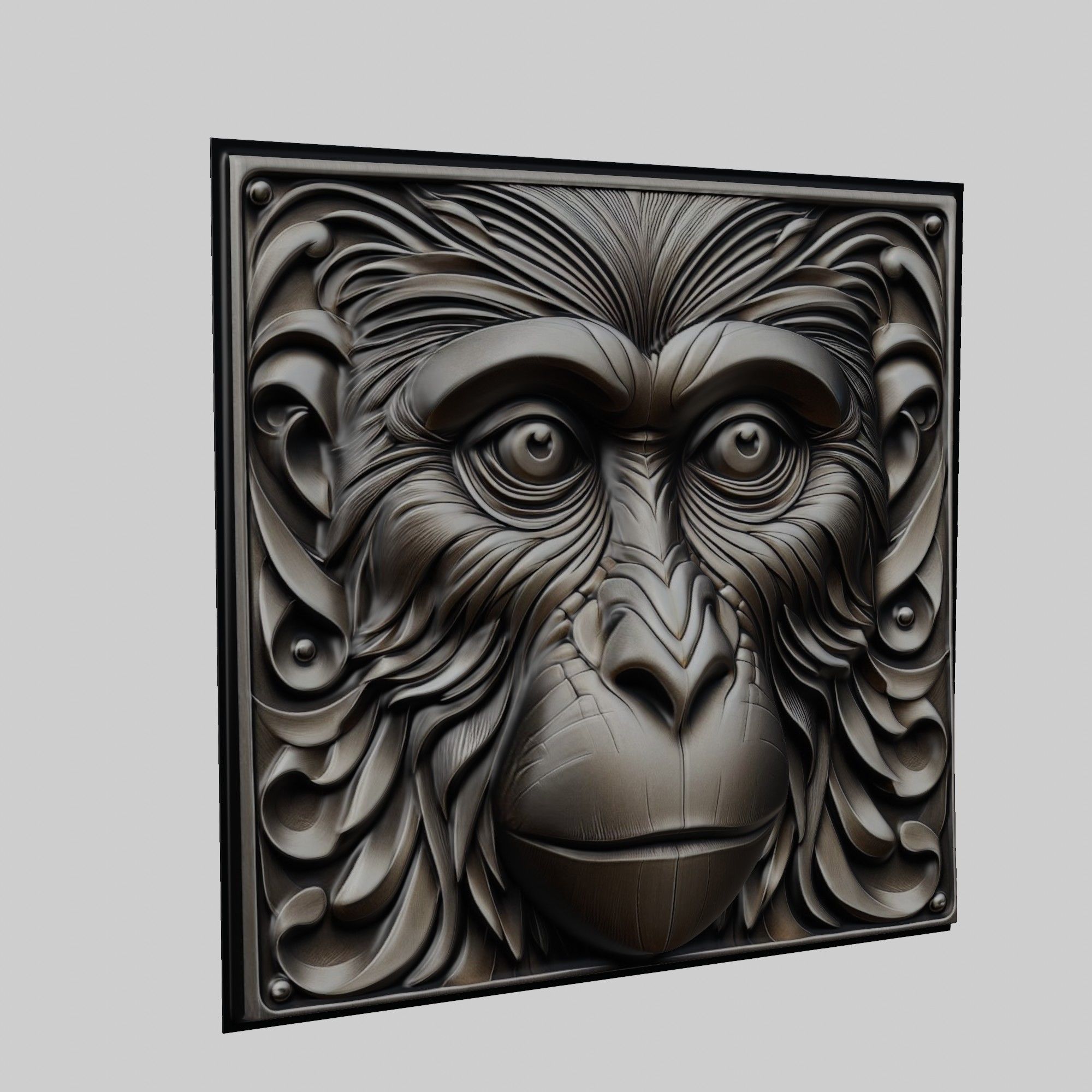 Monkey Animal 3D print model_1