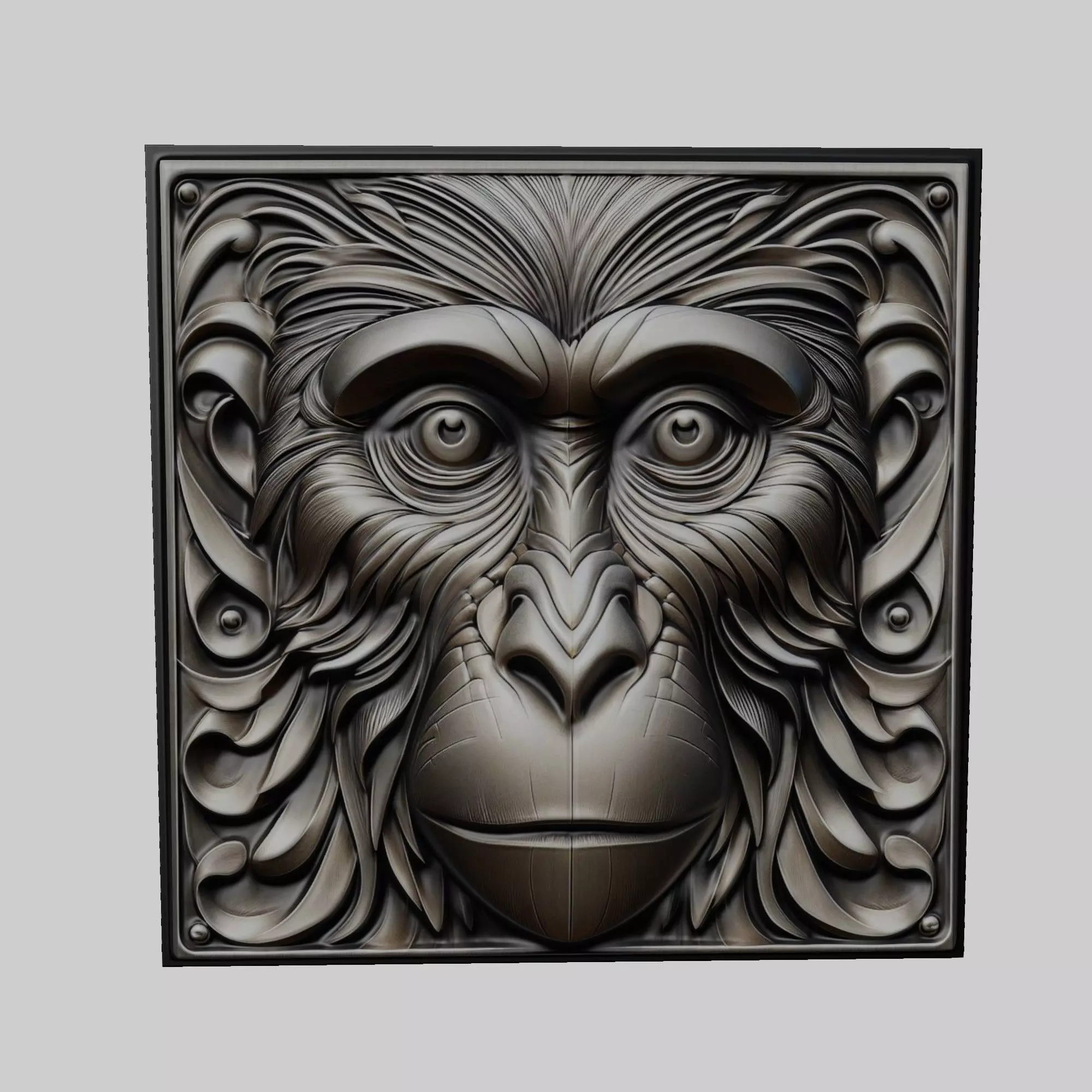 Monkey Animal 3D print model_0