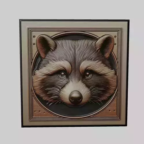 Raccoon Animal 3D print model