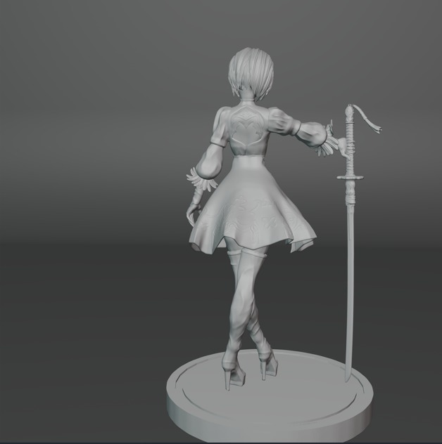 2b Nier Automata ALREADY TESTED 3D print model_5