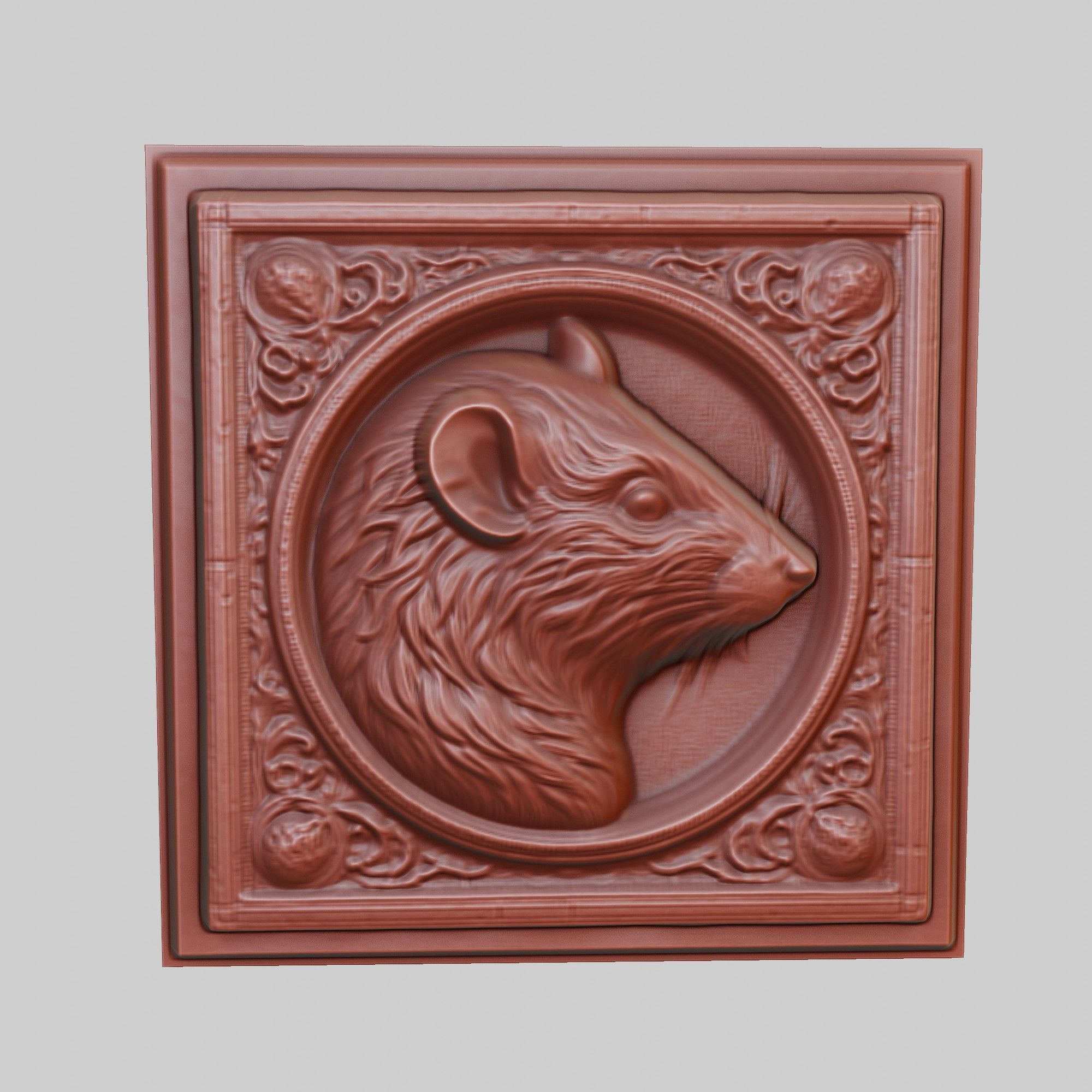 Rat Animal 3D print model_2