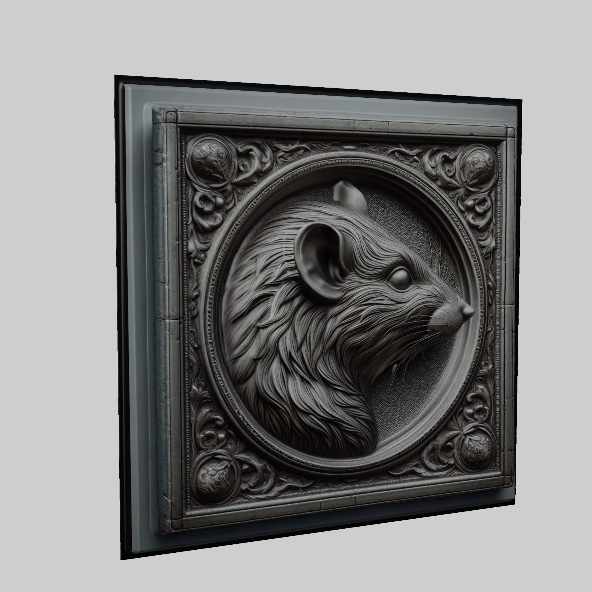 Rat Animal 3D print model_1