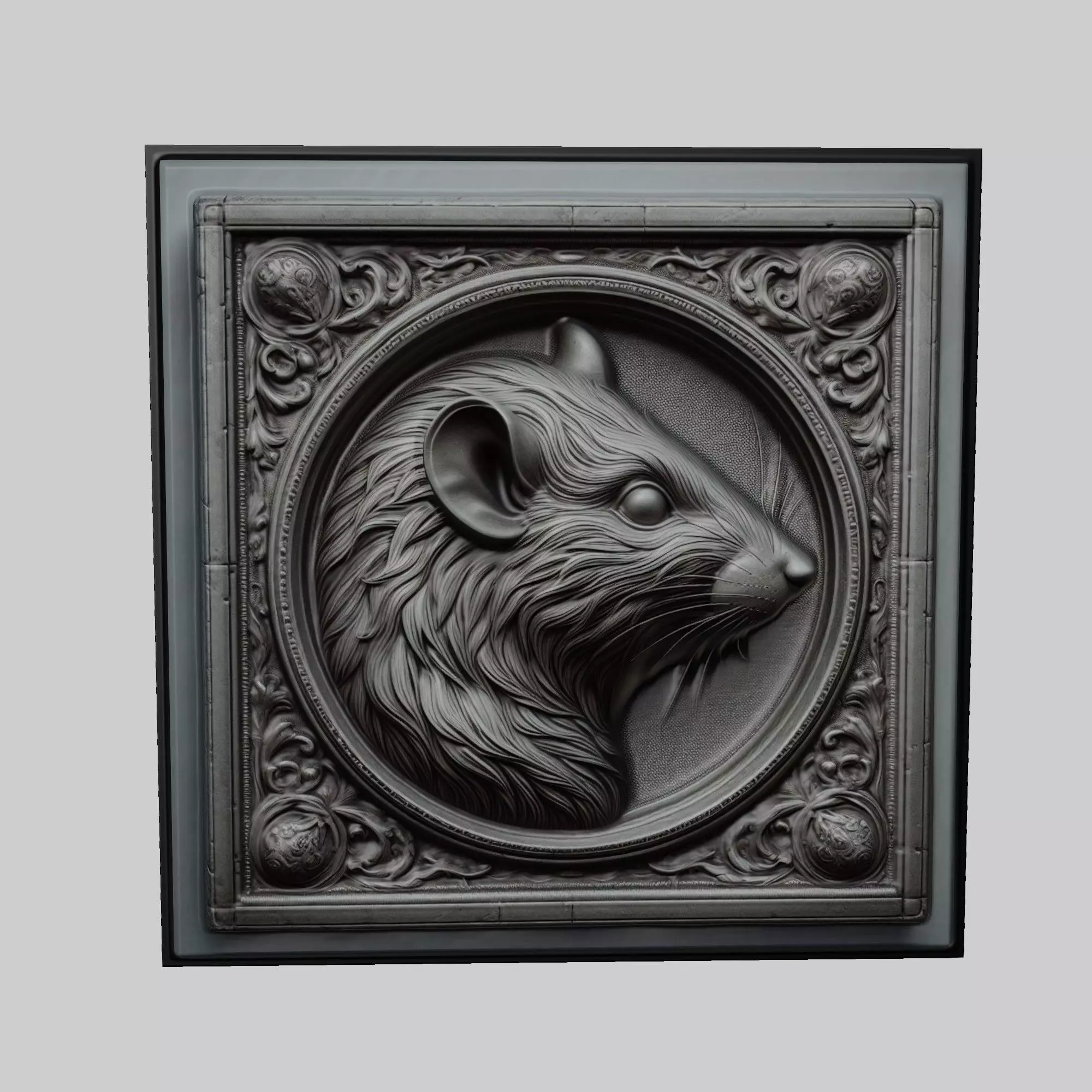 Rat Animal 3D print model_0