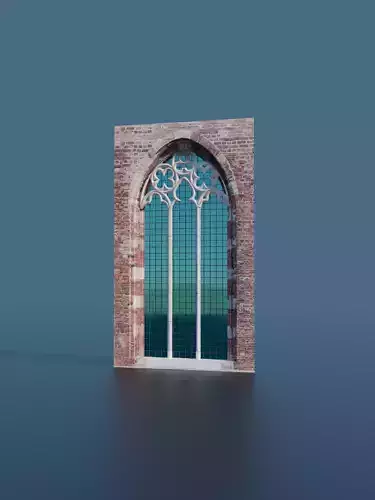 Gothic Window - First Type 3D model