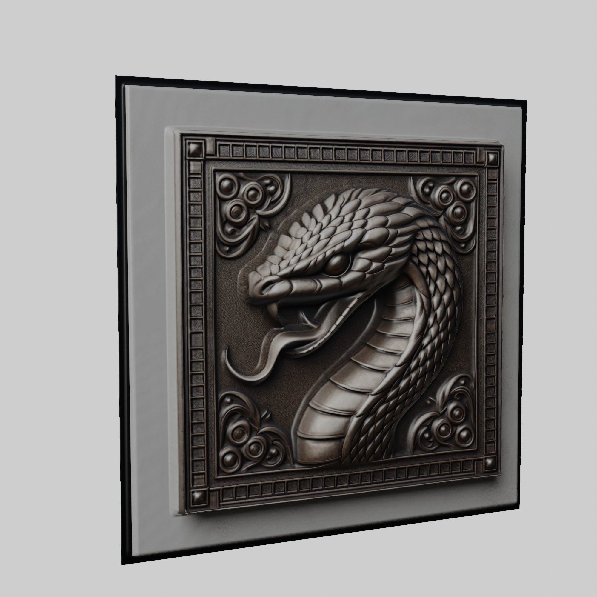 Snake Animal 3D print model_1