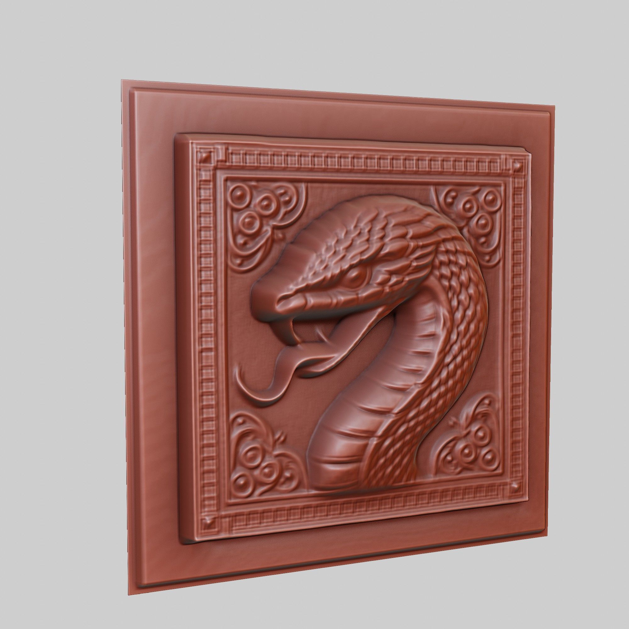 Snake Animal 3D print model_3