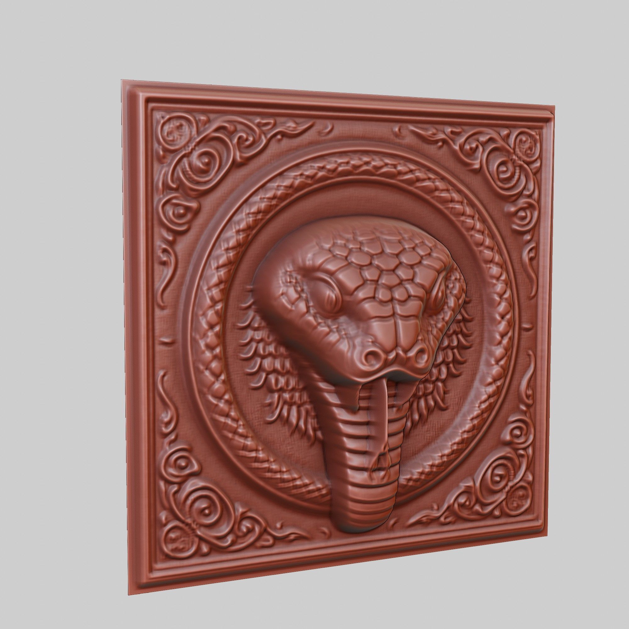 Snake Animal 3D print model_3