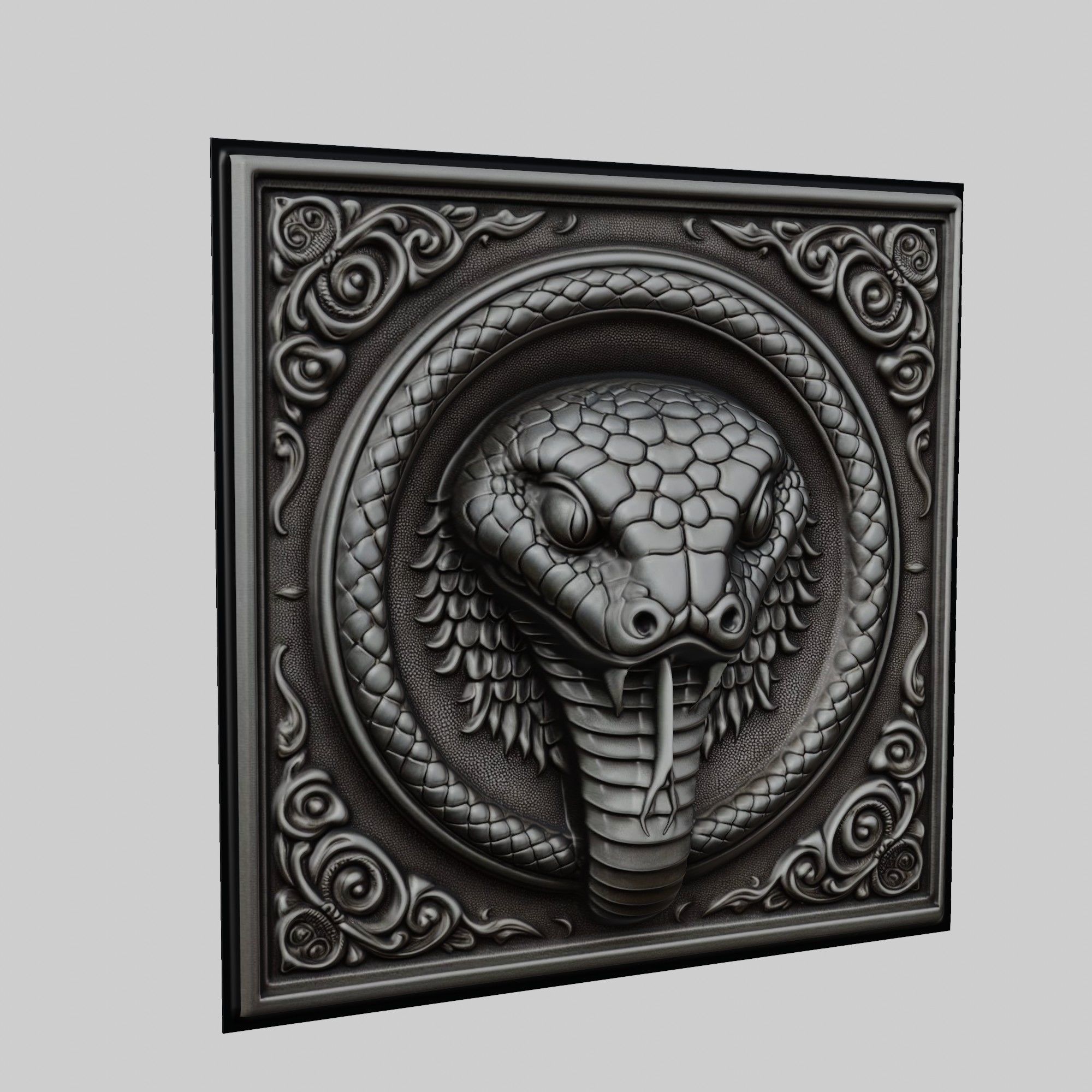 Snake Animal 3D print model_1