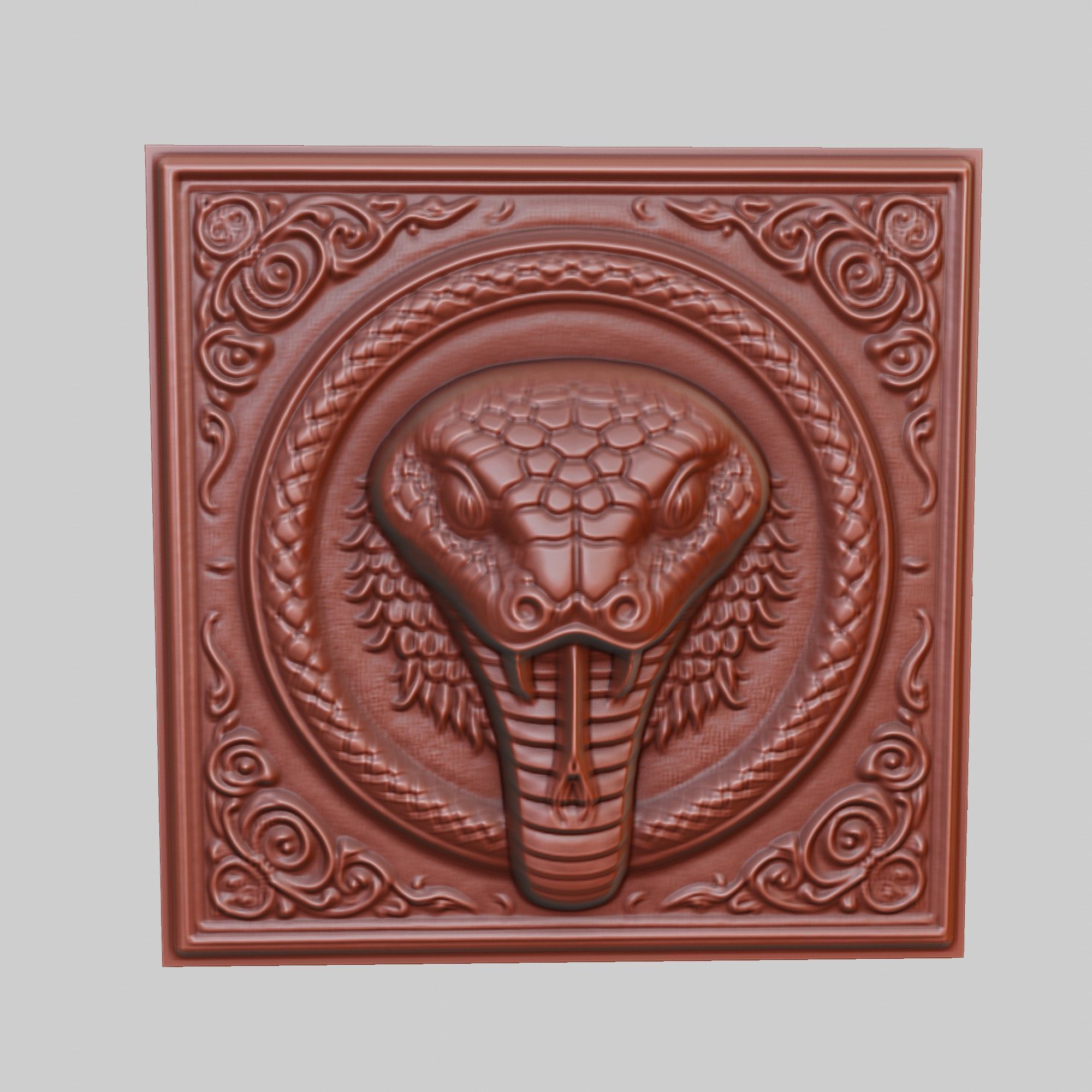 Snake Animal 3D print model_2