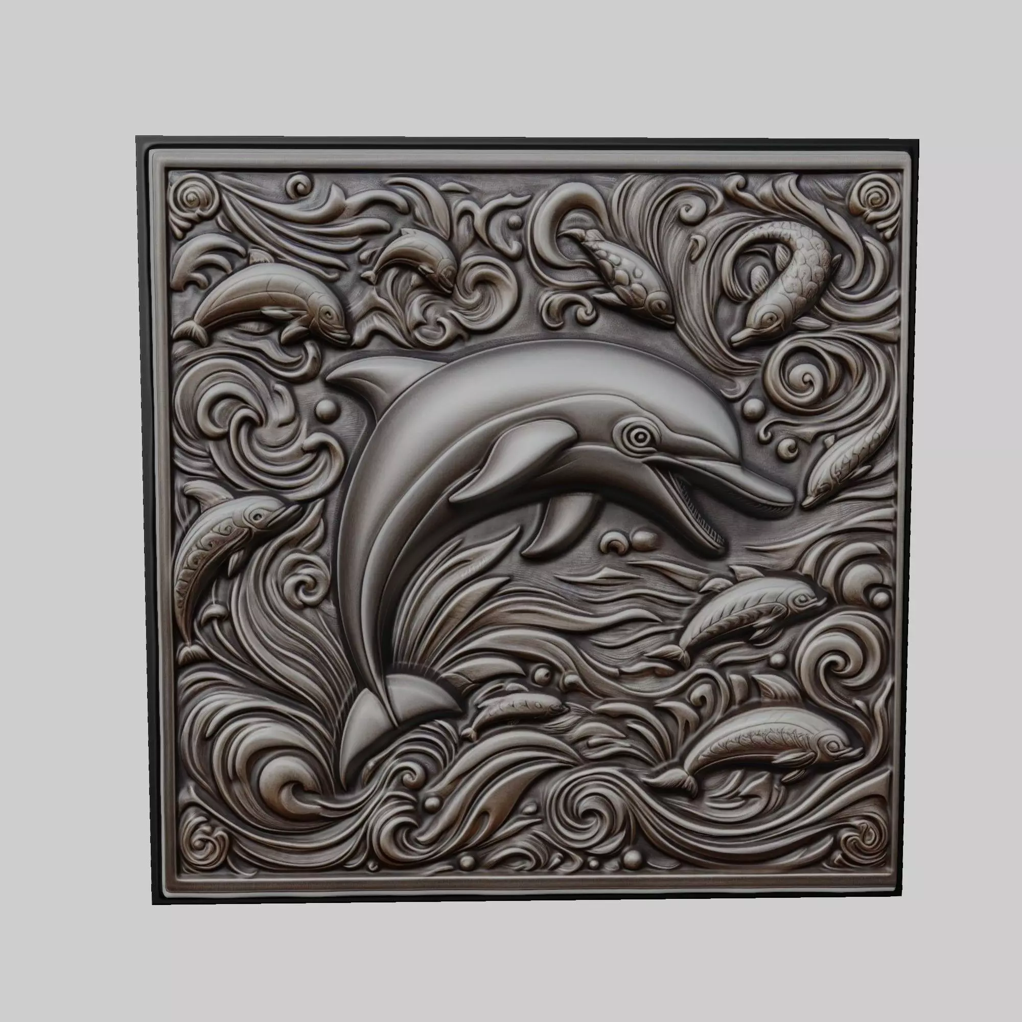 Dolphin Animal 3D print model_0